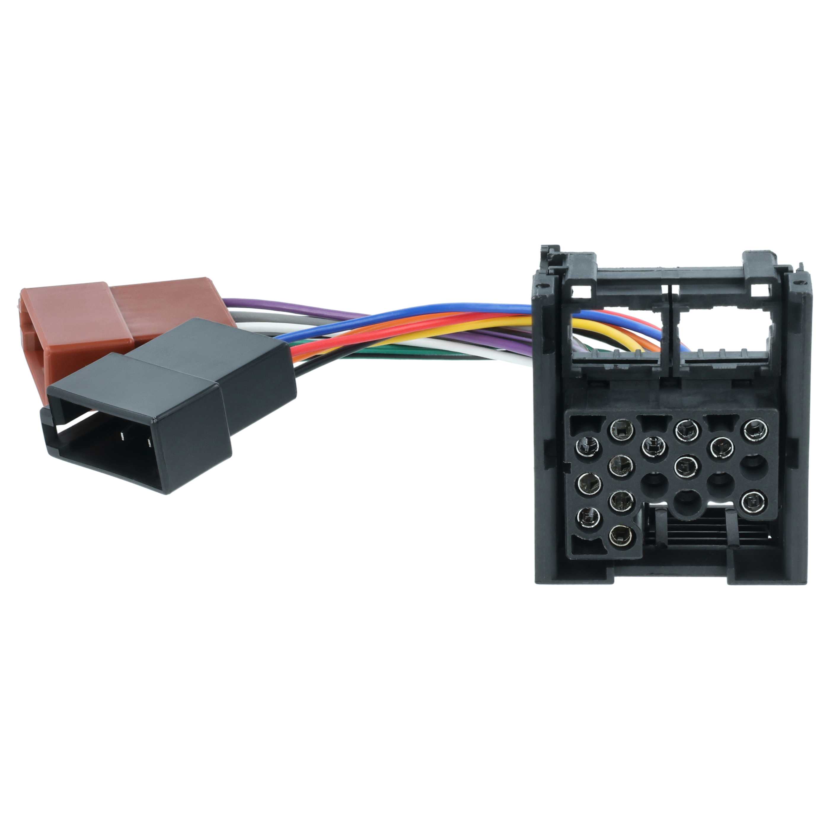 Universal ISO Adapter passend für Land Rover, BMW, Rover 3er Serie diverse Autoradios u.a. - ISO 10487 Stecker