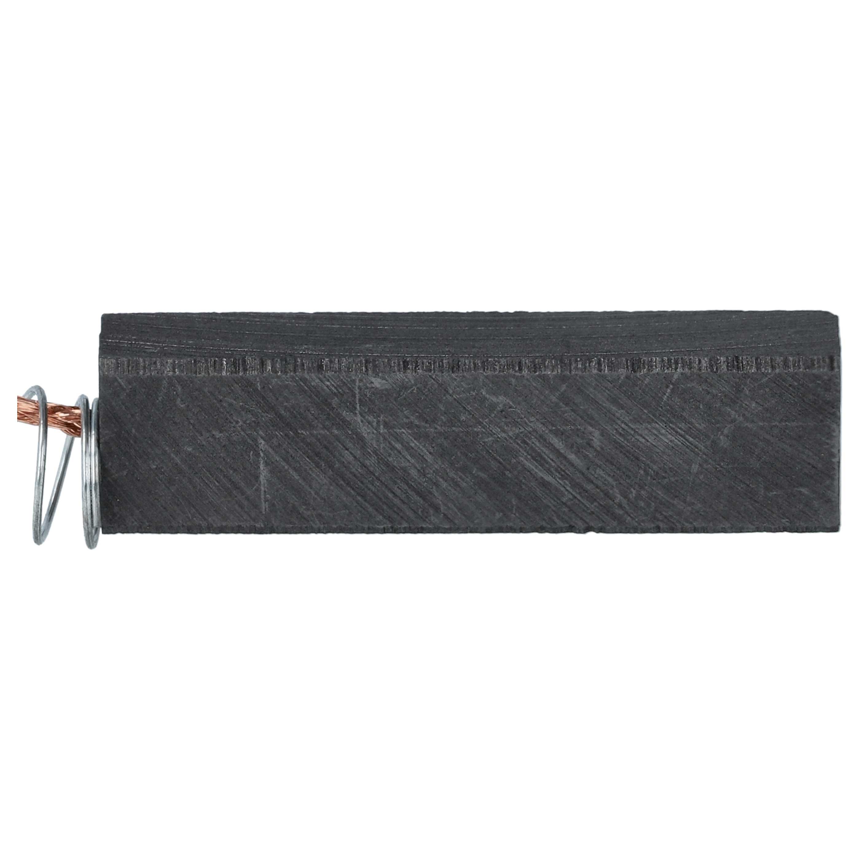 2x escobilla de carbón reemplaza Miele 1842480, 3026790 para lavadora - 37 x 10 x 6,3 mm