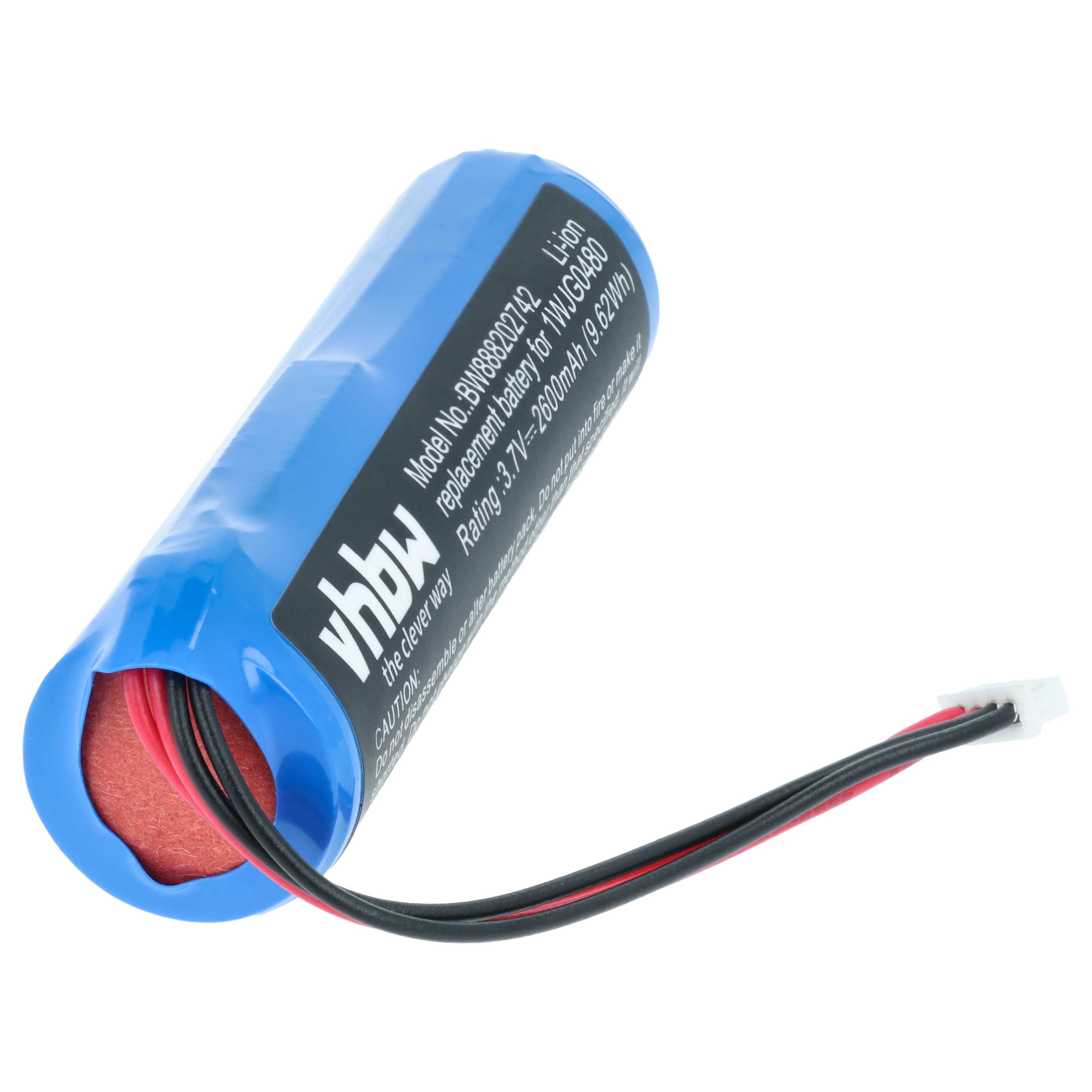 Batterie remplace DJI 1WJG0480, TI100782 pour manette de drone DJI - 2600mAh 3,7V Li-ion