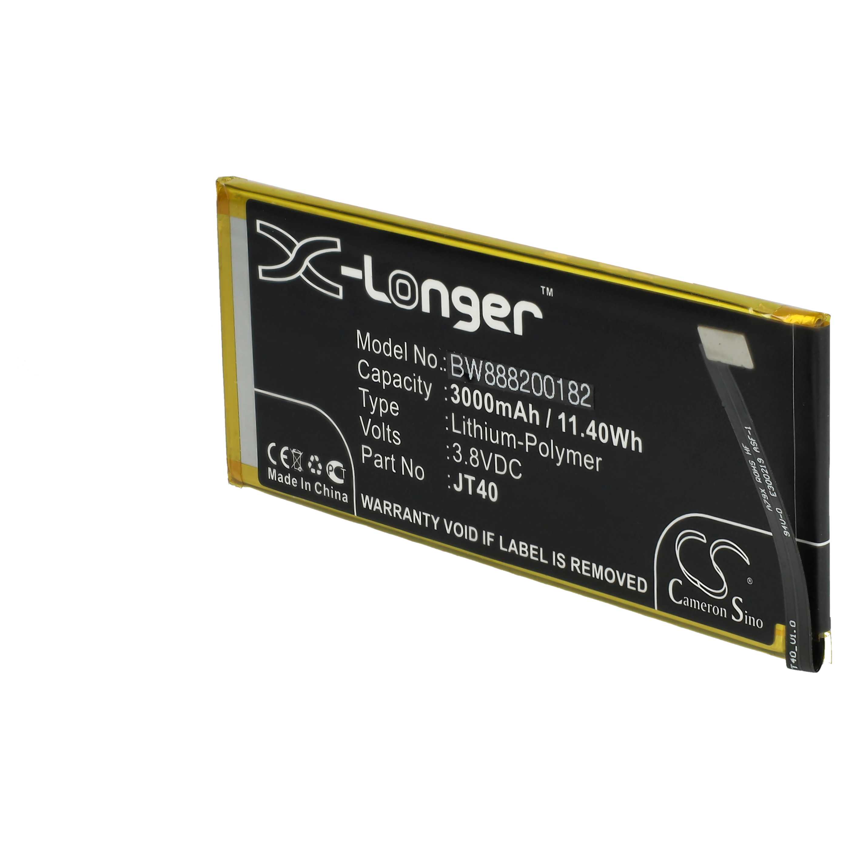 Akumulator do telefonu smartfona zamiennik Motorola JT40 - 3000 mAh 3,8 V LiPo