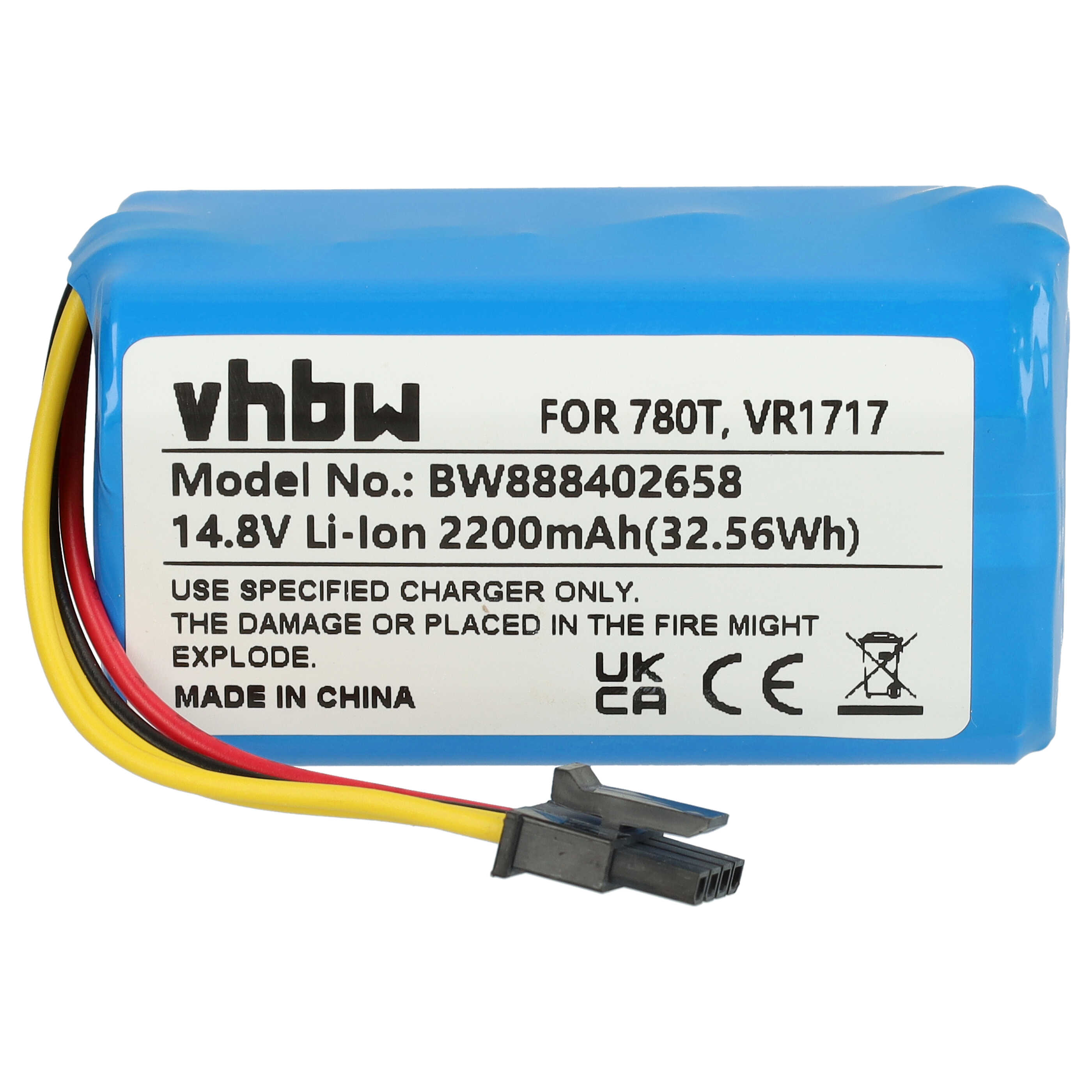 Battery Replacement for Proscenic VR1717 for - 2200mAh, 14.8V, Li-Ion