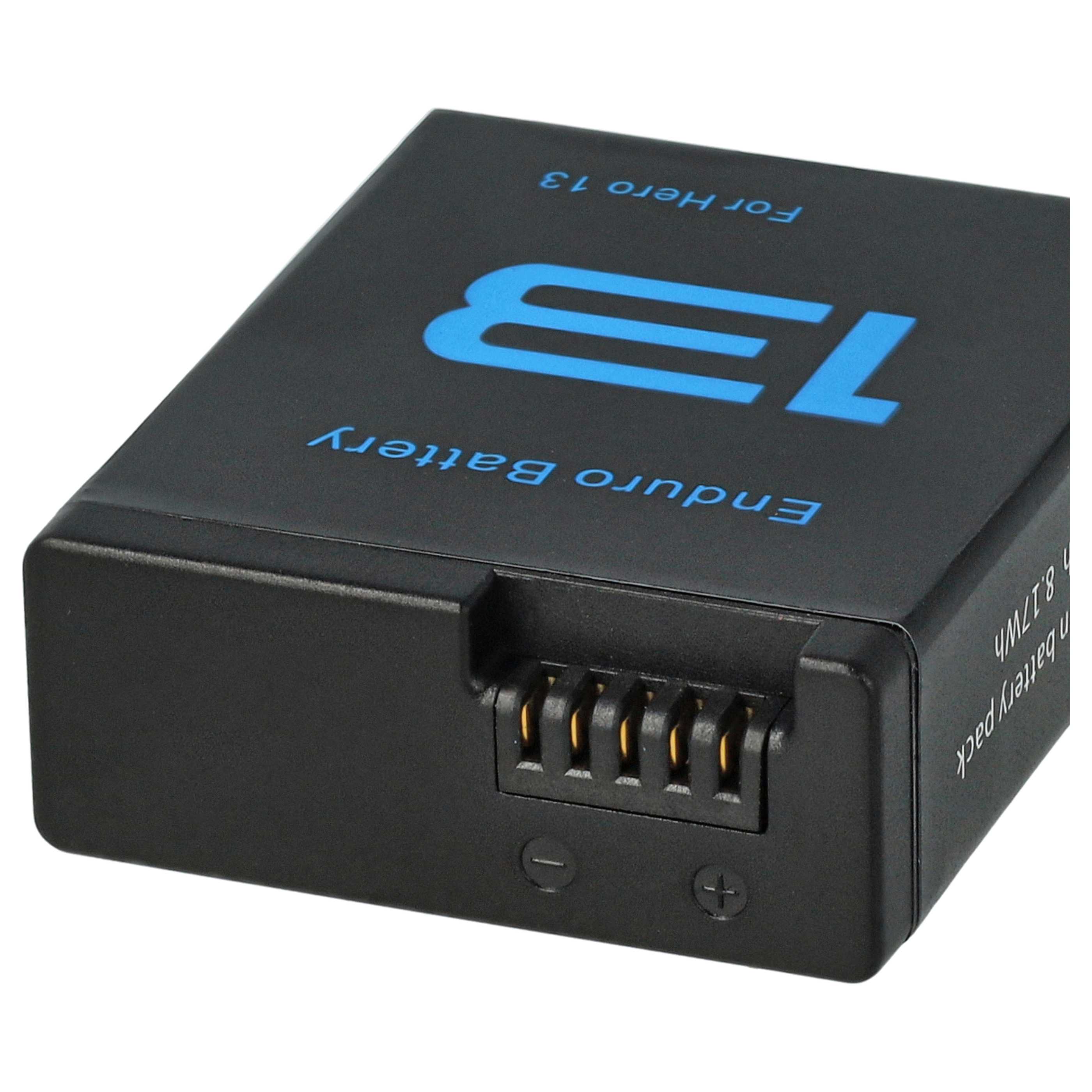 Battery replaces GoPro JH-GP13 - 2100mAh, 3.89V, Li-Ion