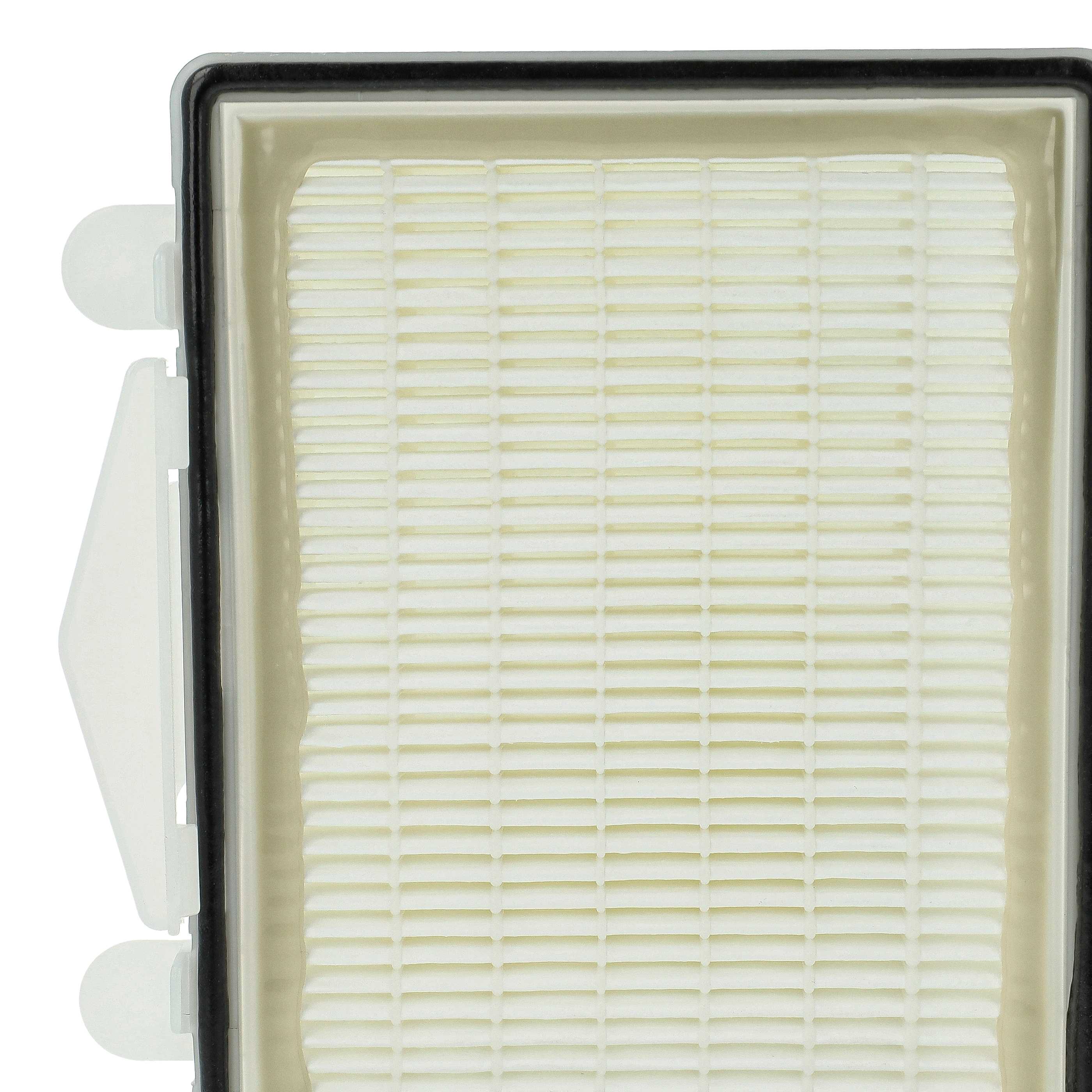 10x Filtro reemplaza Kärcher 6.414-760.0, 2.889-286.0 para aspiradora filtro Hepa - negro / blanco
