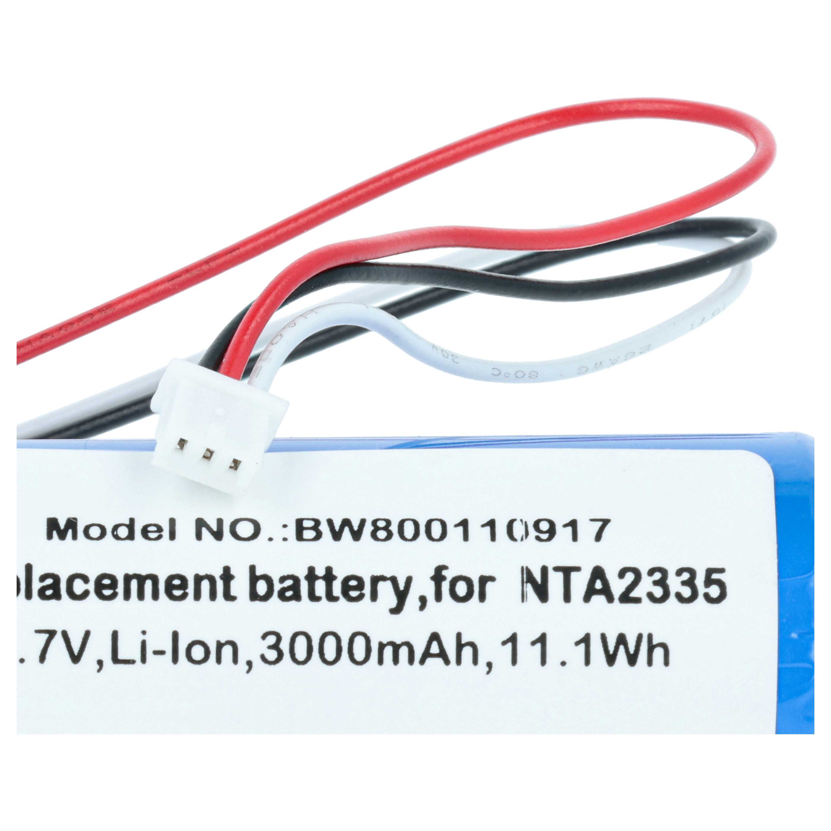 Batteria sostituisce NTA2335 per altoparlanti - 3000mAh 3,7V Li-Ion