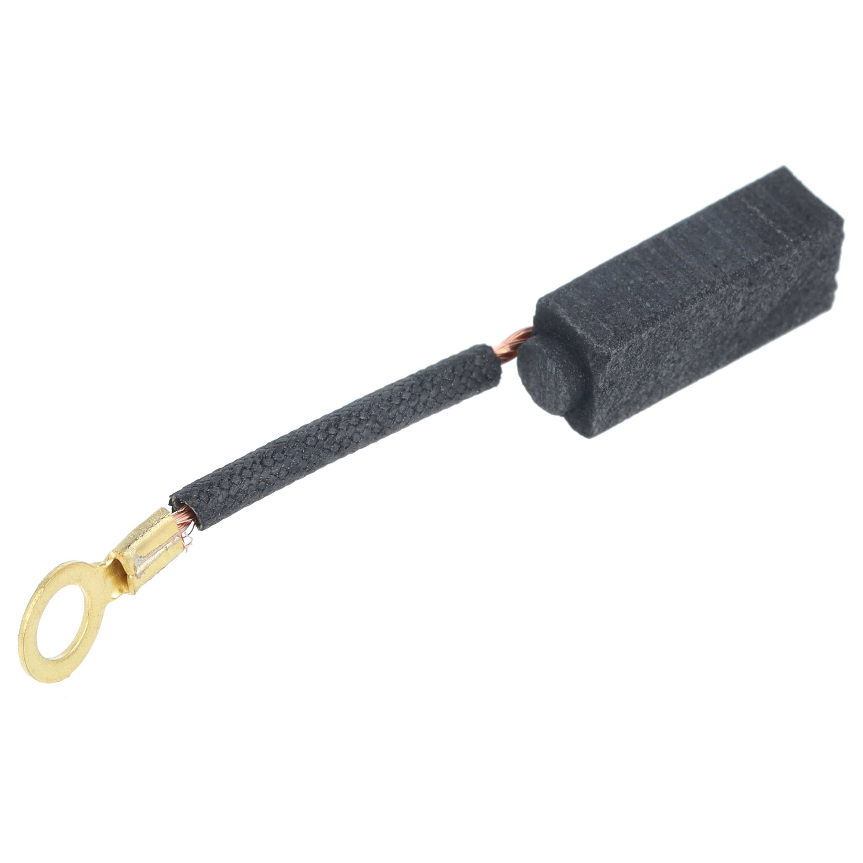 2x Carbon Brush as Replacement for MZ 0816.1-202 for motorbike, generator - 6 x 8 x 20 mm