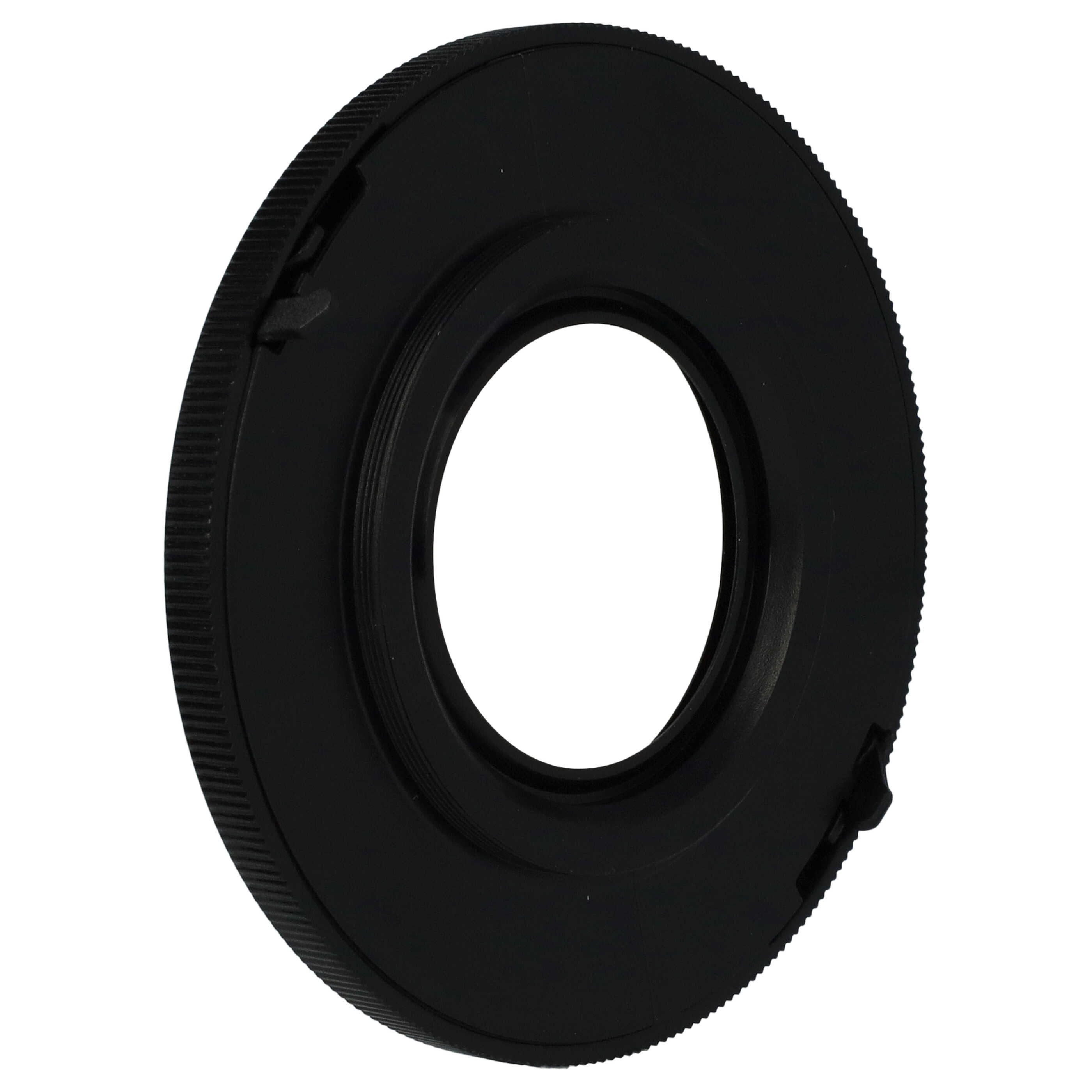 Tapa objetivo automático 63mm para cámara Sony SELP1650 16-50mm f/3.5-5.6, PZ 16-50mm F3.5-5.6, plástico negro
