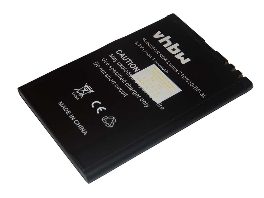 Akumulator do telefonu smartfona zamiennik Nokia BP-3L - 1300 mAh 3,7 V Li-Ion