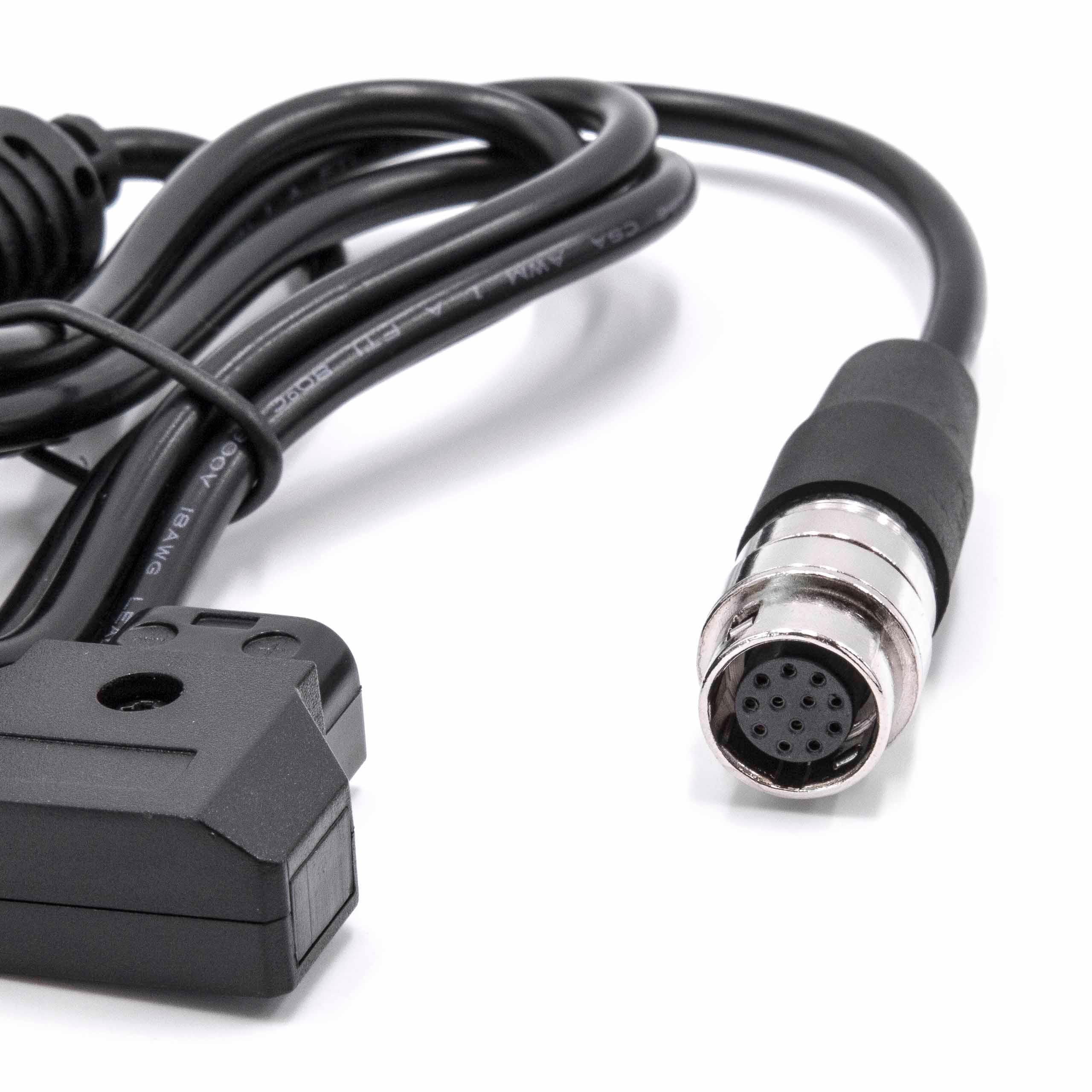 vhbw D-Tap Cable Camera, Lenses - 1 m Black