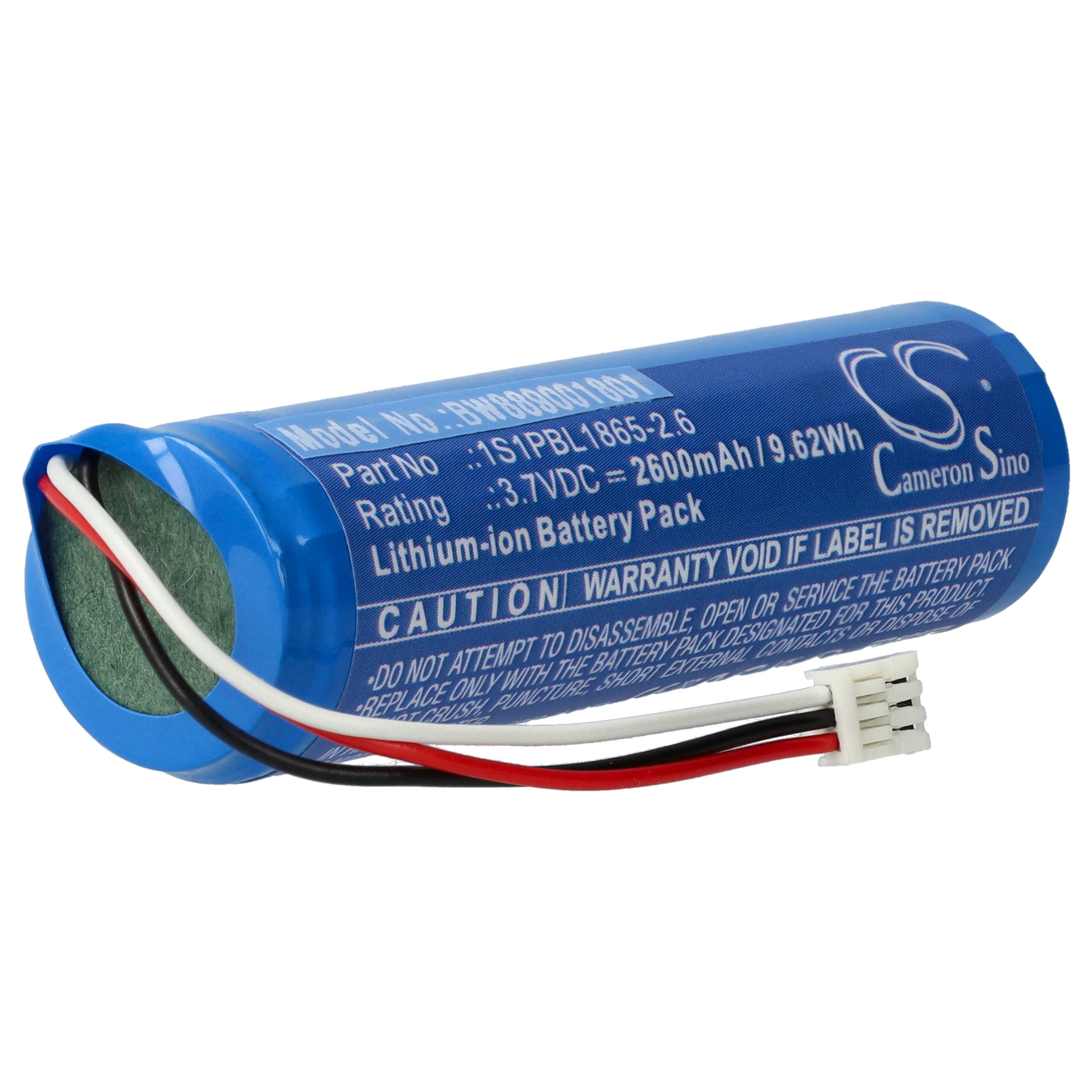 Batteria sostituisce Philips 1S1PBL1865-2.6 per babyphone Philips - 2600mAh 3,7V Li-Ion