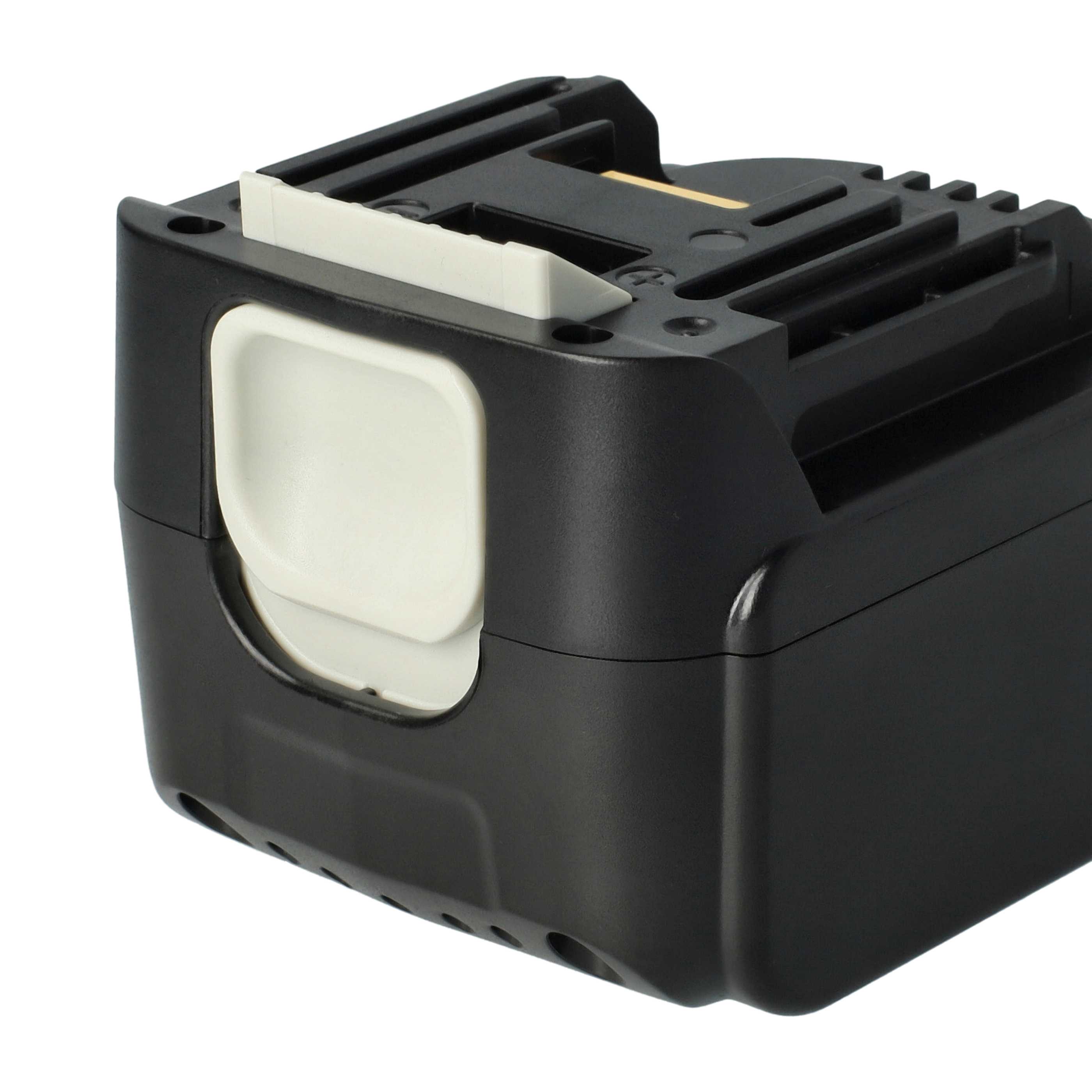 2x Batería para herramienta reemplaza Makita BL1415G, BL1413G, 196375-4, BL1411G - 4000 mAh, 14,4 V, Li-Ion