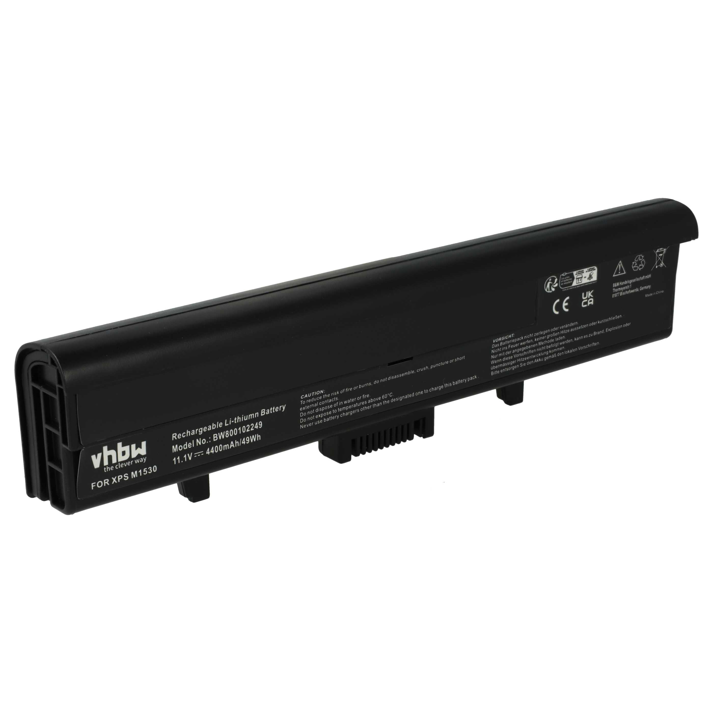 Akumulator do laptopa zamiennik Dell 312-0664, 312-0660, 312-0662, 312-0663 - 4400 mAh 11,1 V Li-Ion, czarny