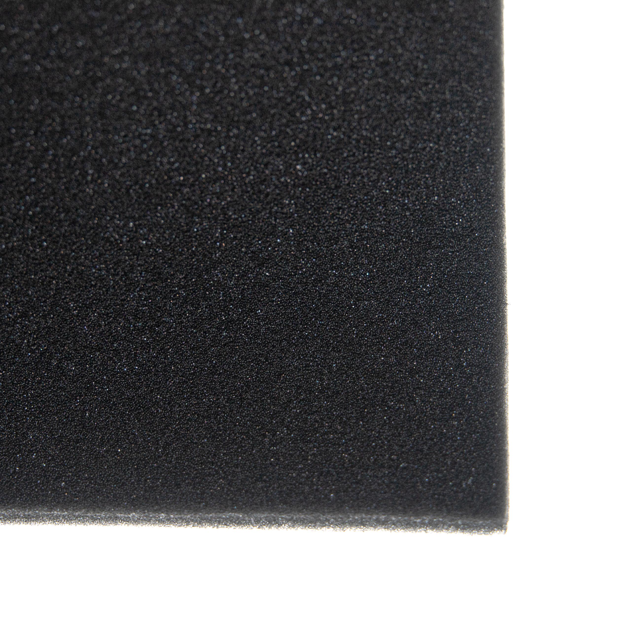 vhbw Foam Insert with Base Panel for Bosch / Sortimo L-Boxx Toolbox - Customisable, Adaptable Foam Black