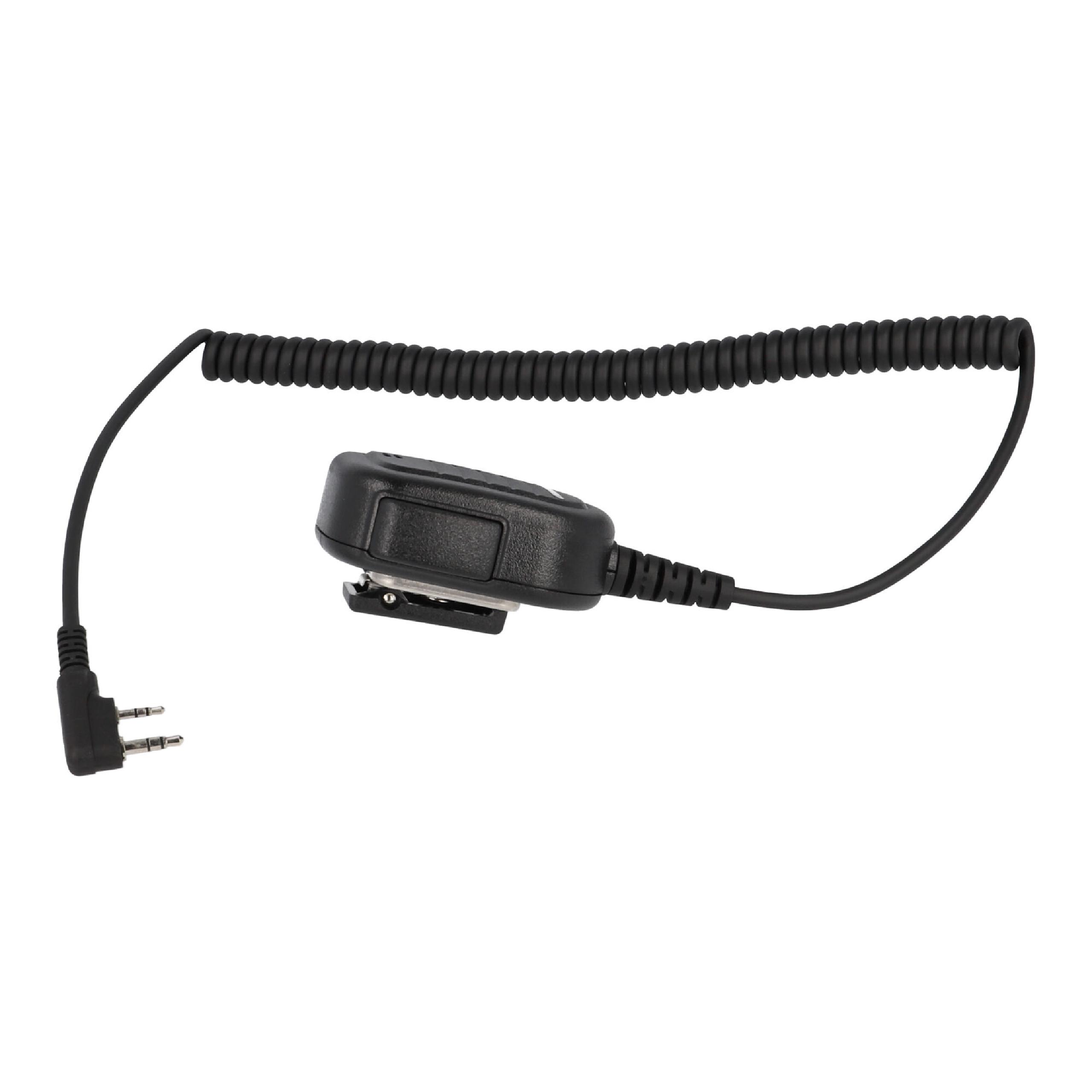 vhbw Altavoz-micrófono compatible con Kenwood Pro-Talk walkie-talkie
