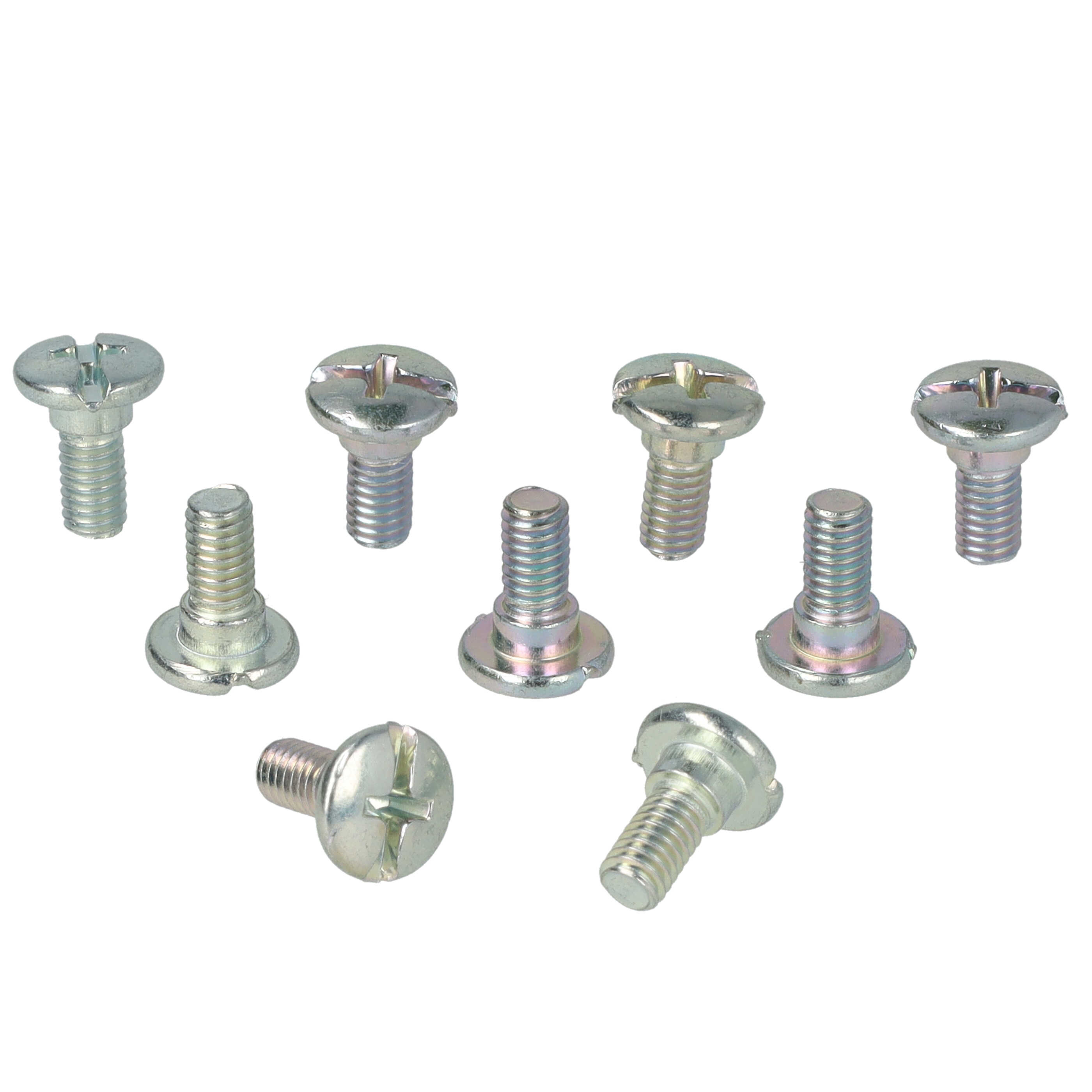 9x Exchange Blade replaces Arnold AR1 Cordless Lawnmower etc. - Steel, Silver