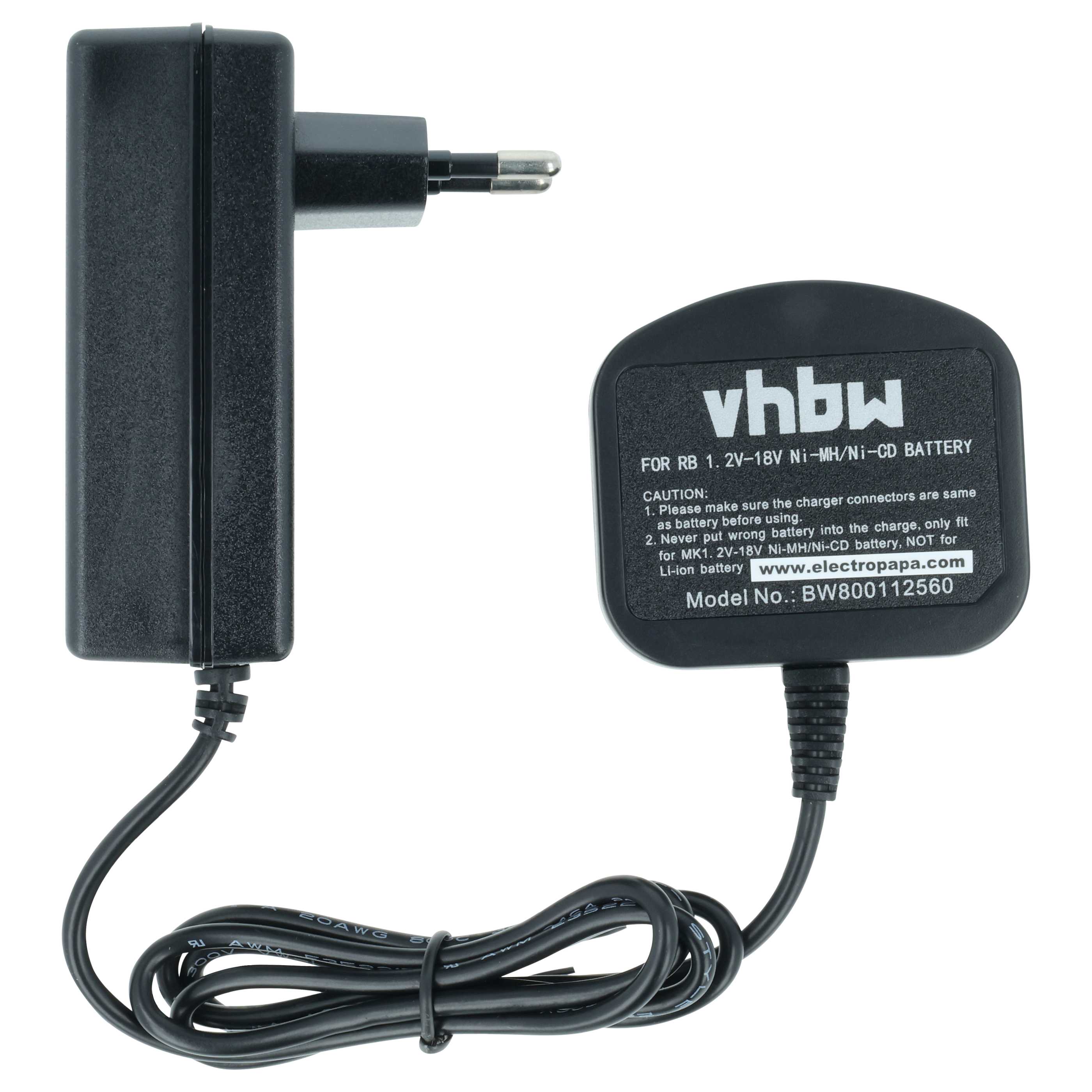 Charger replaces Ryobi BCL14181H for Ryobi Power Tool Batteries etc. - Ni-Cd, NiMH