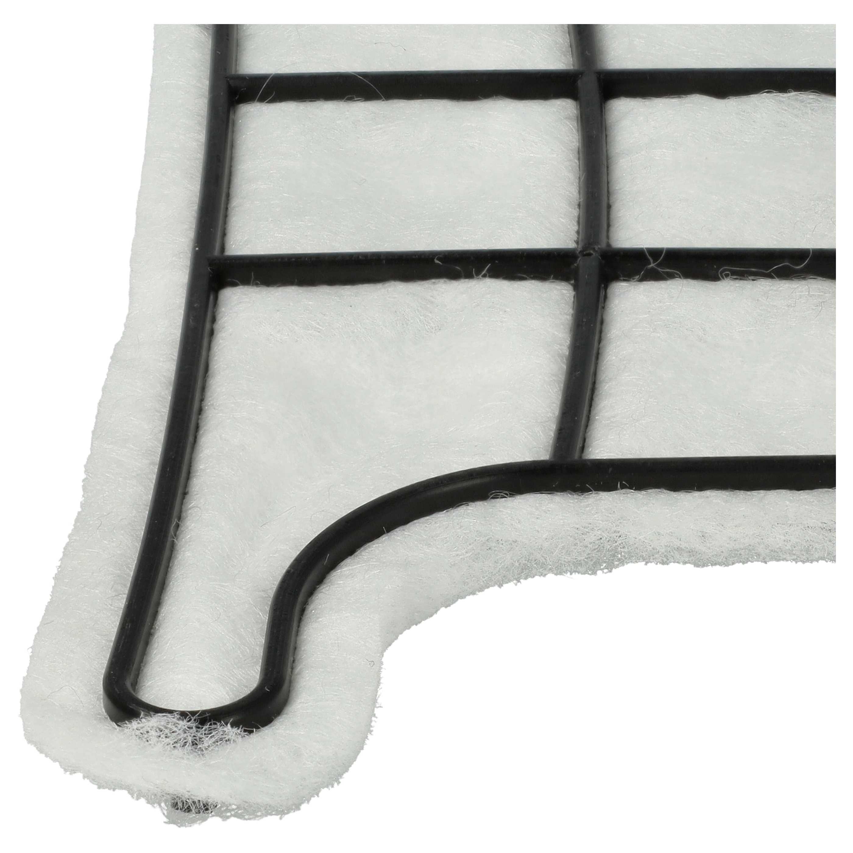 3x Filtermotor filter suitable for Vorwerk Kobold VK135, VK135SC, VK 135 SC, VK136 Vacuum Cleaner, 9.2 x 12.4