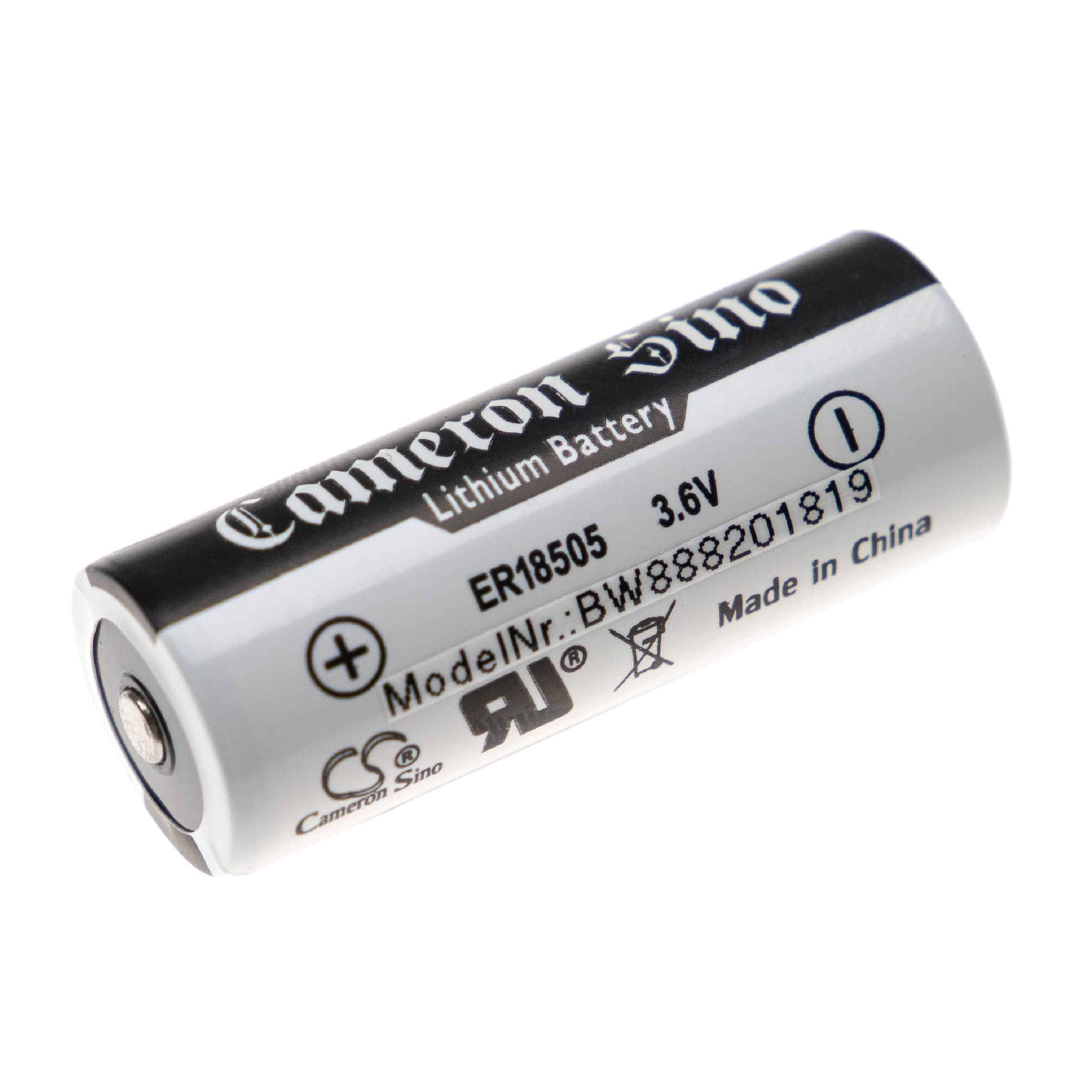 Batería reemplaza Lithonia ER18505, A para ER18505 - 4000 mAh 3,6 V Li-SOCl2