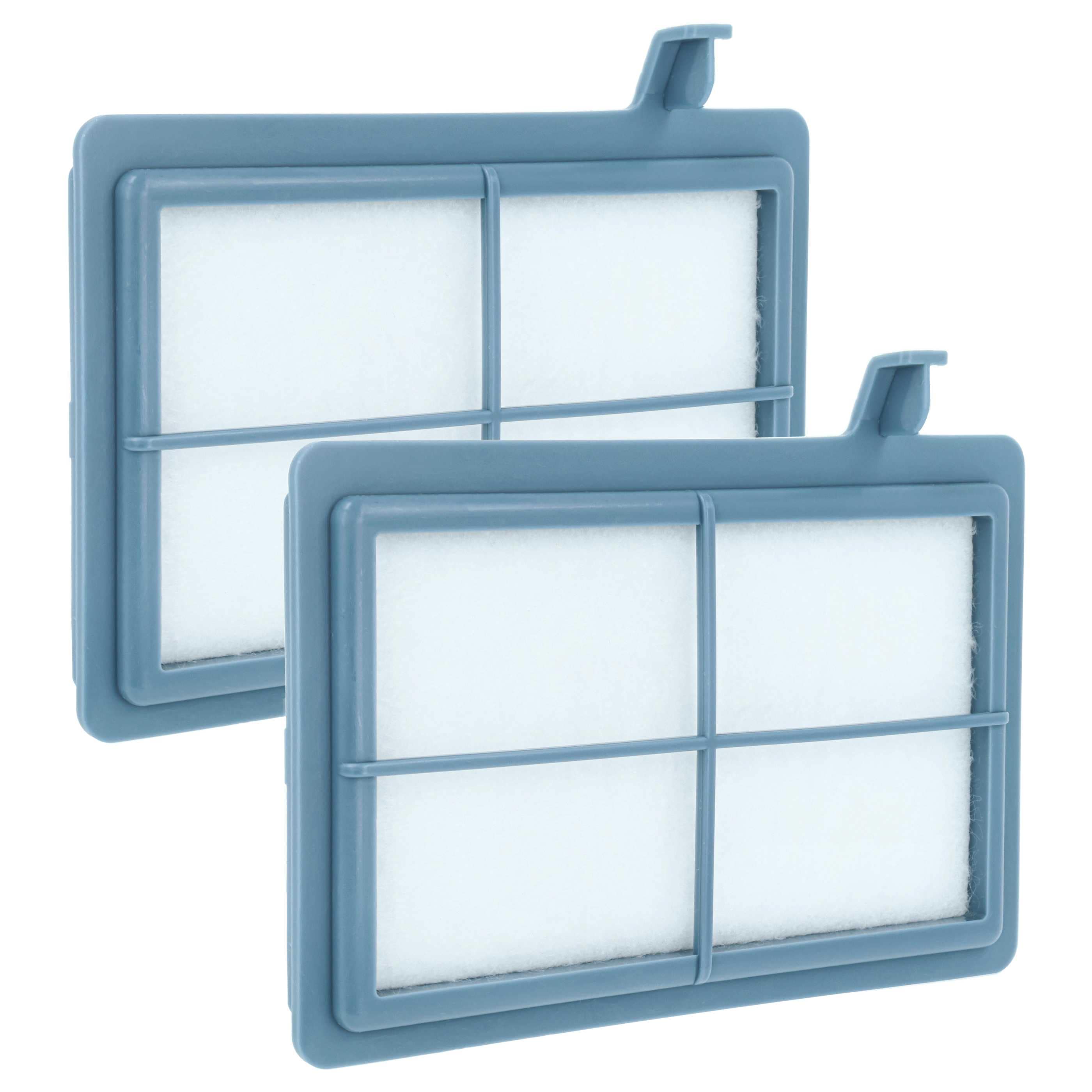 2x motor filter replaces AEG EF75C, 9001660431 for AEG Vacuum Cleaner, 9.9 x 12.9 cm