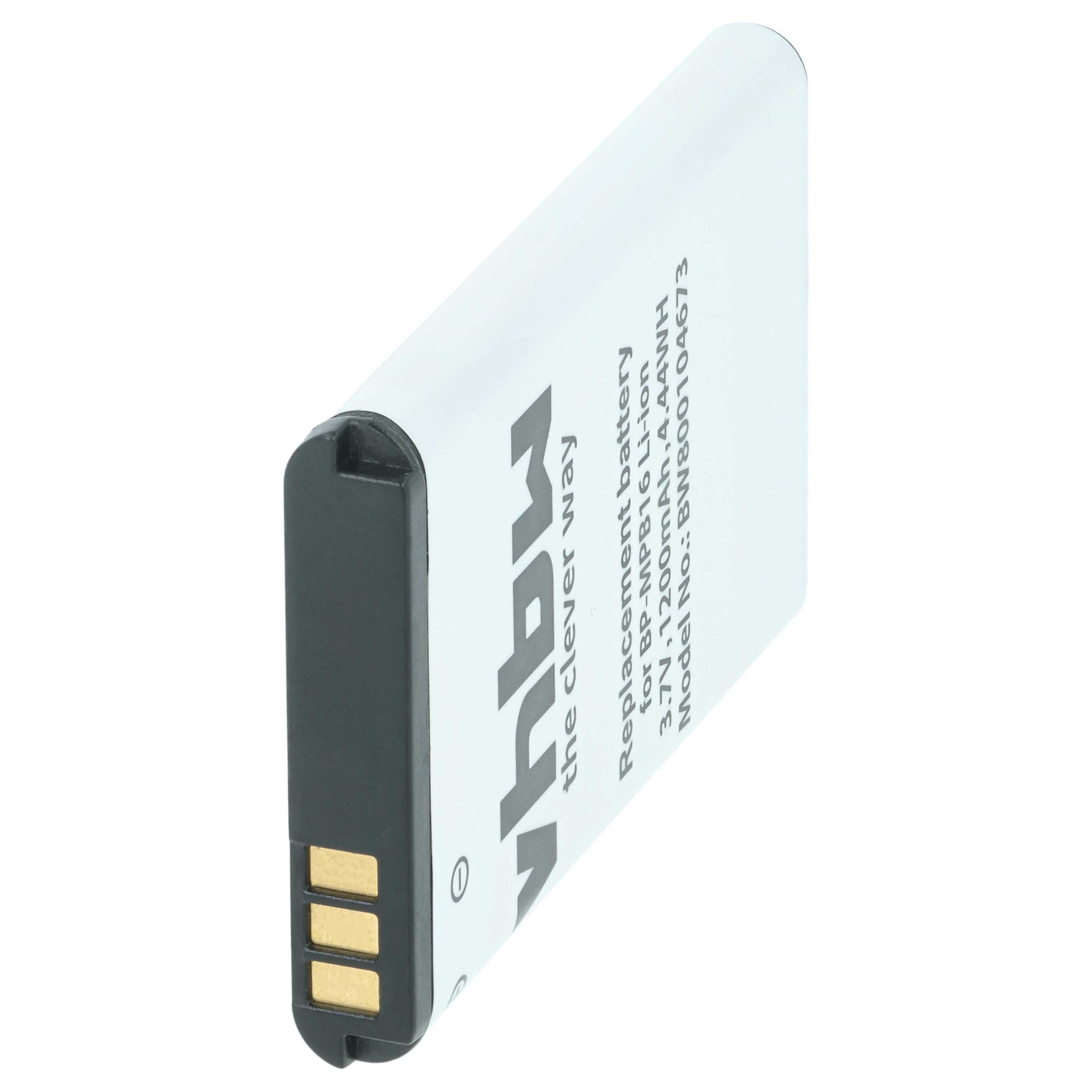 Akumulator do telefonu smartfona zamiennik Doro BP-MPB16, DR11-2009, HARE, DR6-2009 - 1200 mAh 3,7 V Li-Ion