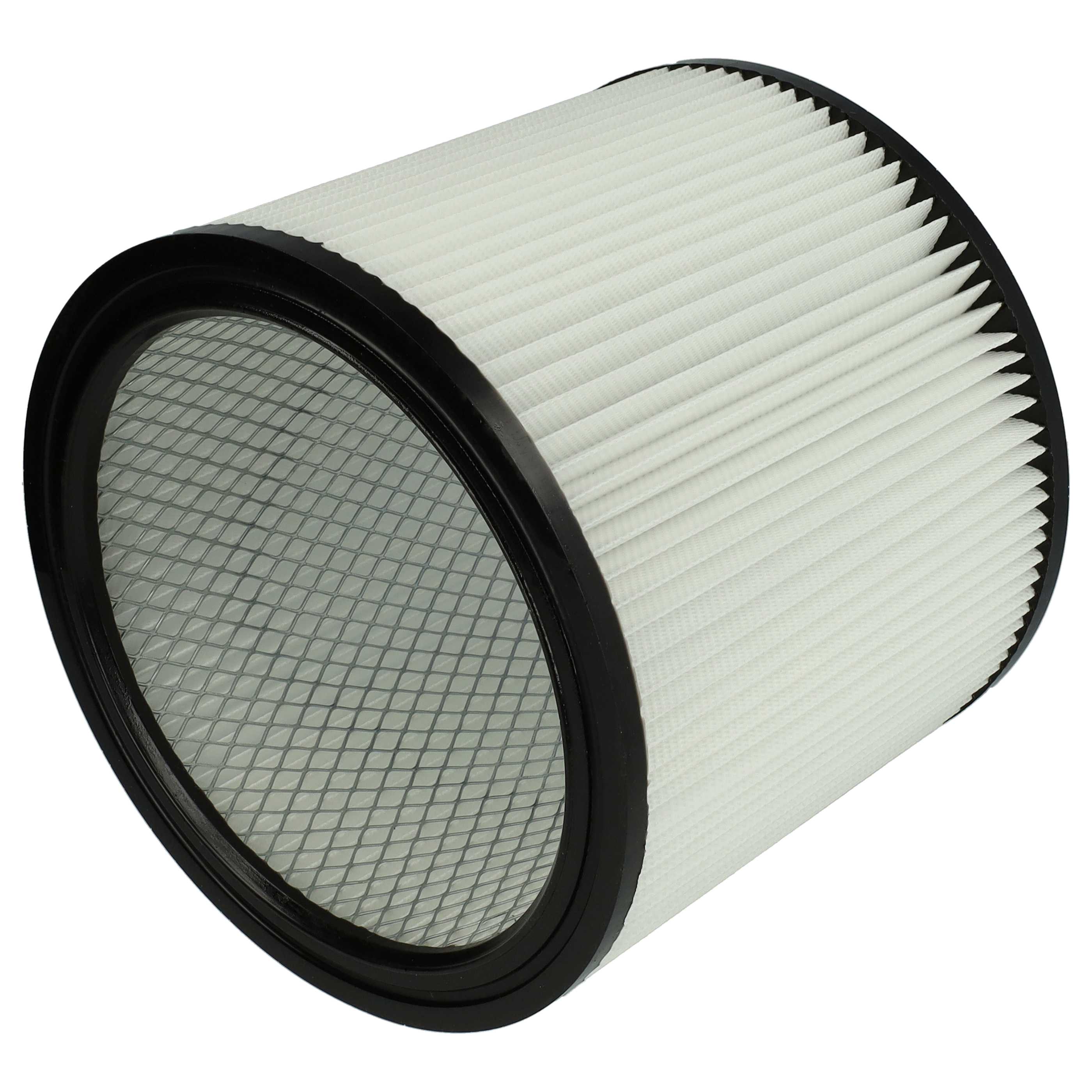 2x Filtro reemplaza ShopVac 126282903041, 026282290038 para aspiradora ShopVac filtro redondo, negro / blanco