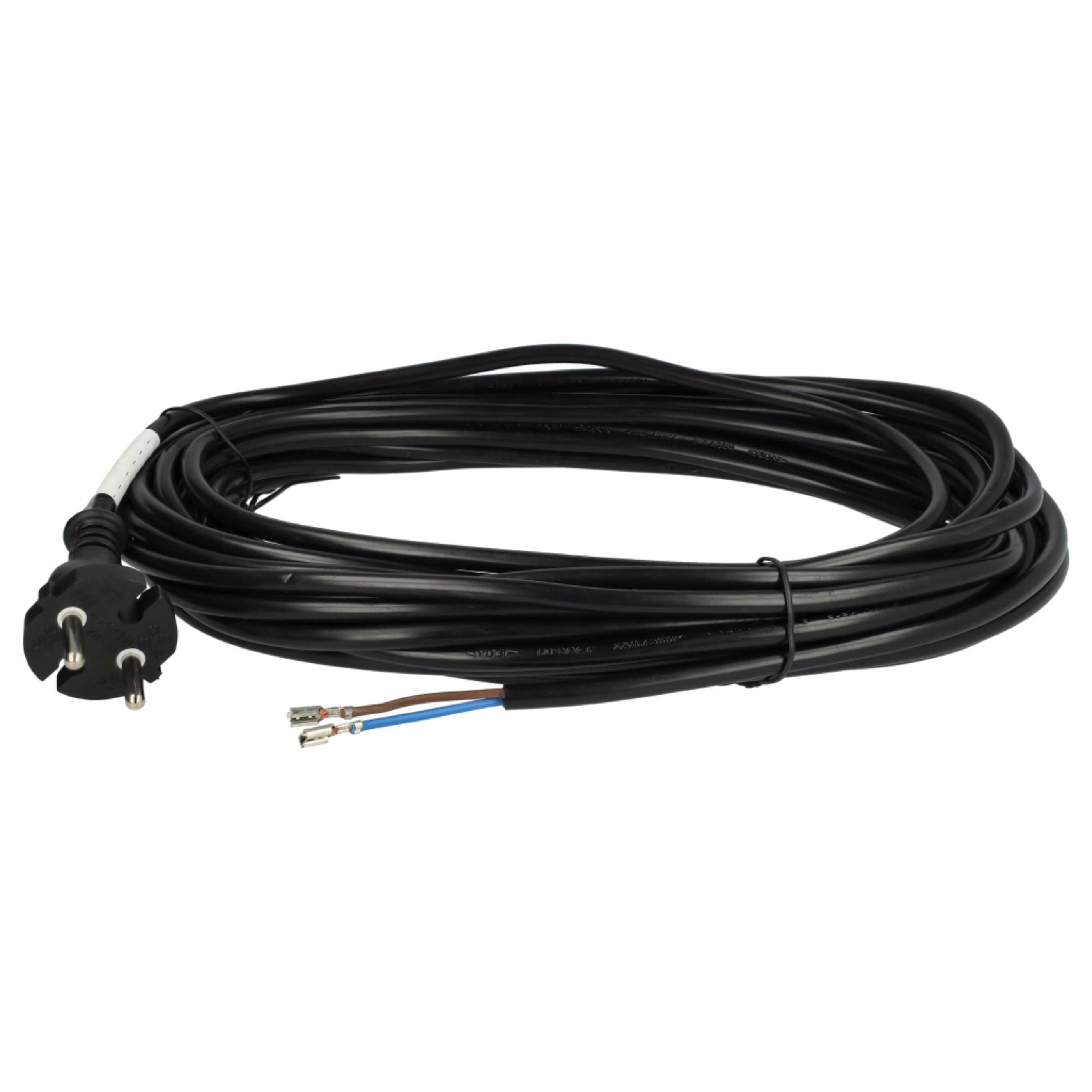 Power Cable replaces Sebo 7128SR, 5260DG for Thomas Vacuum Cleaner etc. - 15 m Cable 1000 W