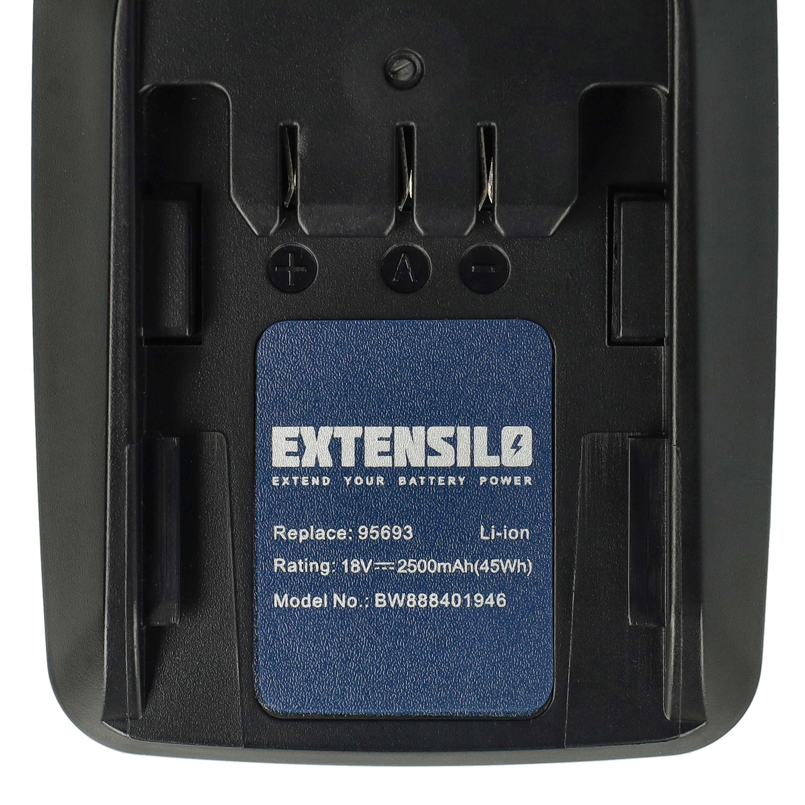 Battery replaces Güde 95149, 95690, 95148, 58104, 58106, 58100 Electric Power Tool - 2000 mAh, 18 V, Li-Ion
