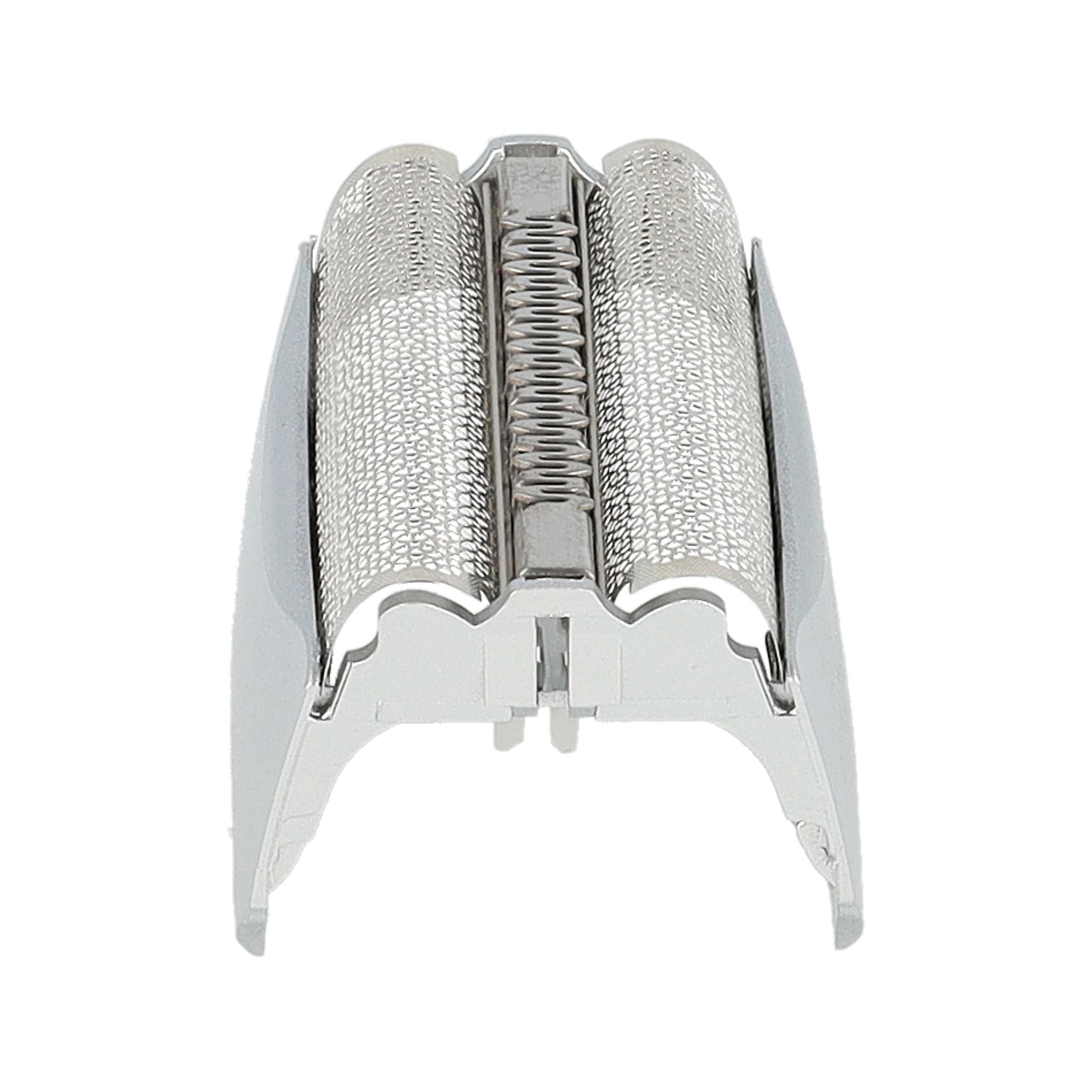 2x Doppelscherfolie als Ersatz für Braun 51S, 51B für Braun Rasierer - inkl. Rahmen, silber