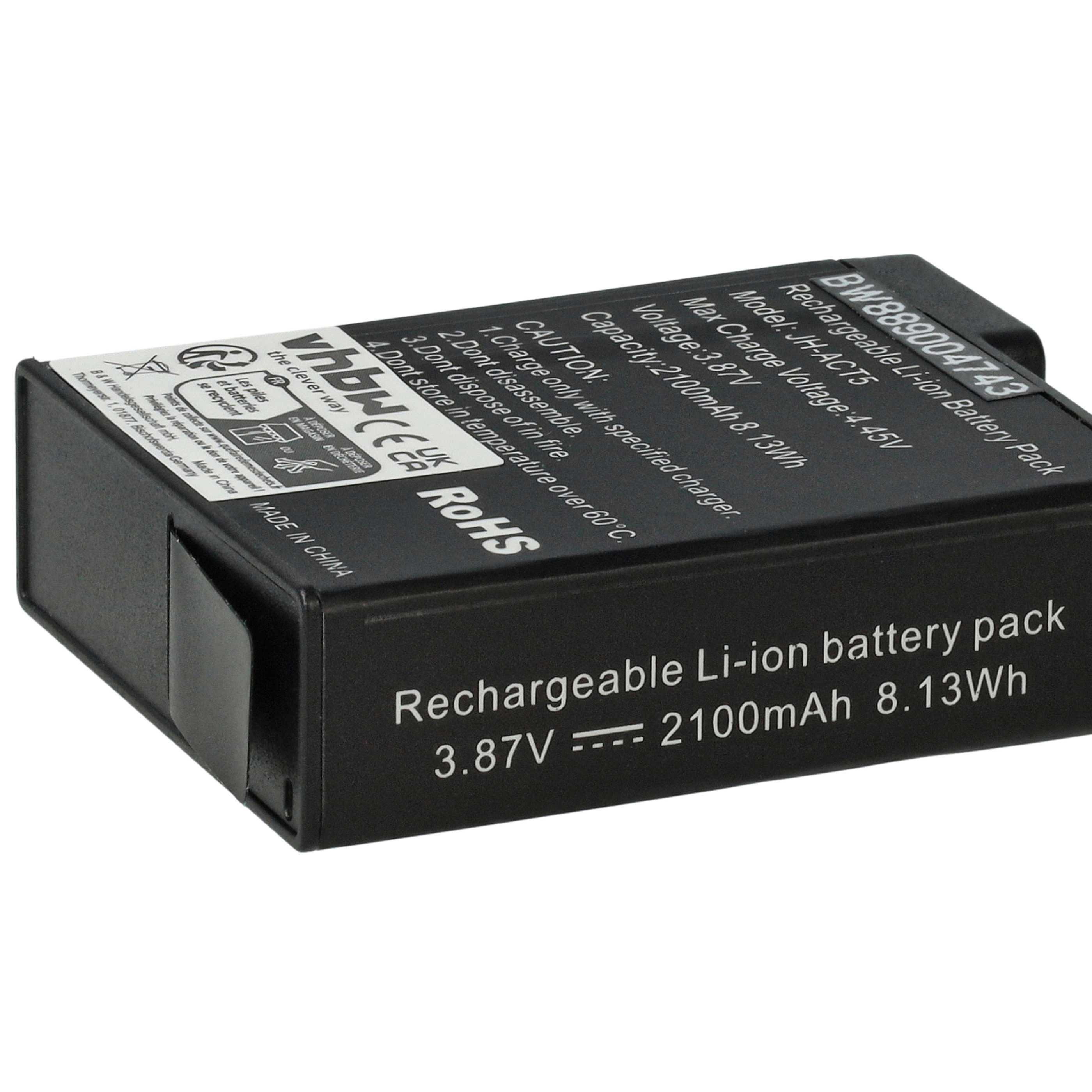 3x Battery replaces DJI BCX204-1950-3.87, CP.OS.00000370.01, JH-ACT5 - 2100mAh, 3.8V, Li-Ion