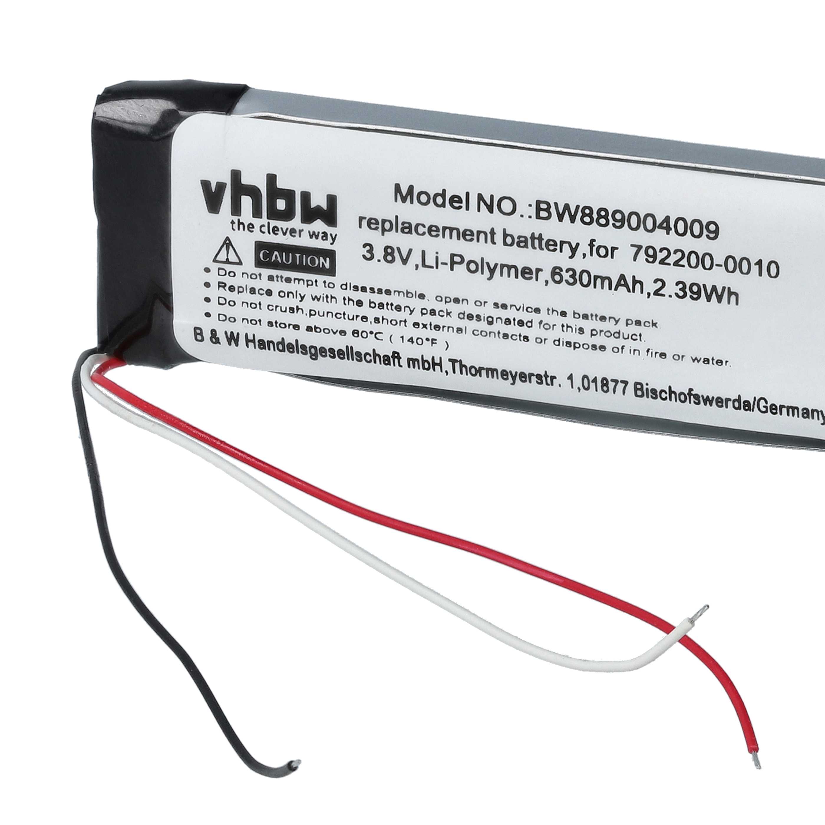 Akumulator do słuchawek bezprzewodowych zamiennik Bose 792200-0010 - 630 mAh 3,8 V Li-Ion