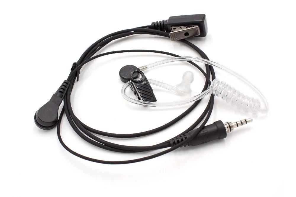 Słuchawka z mikrofonem do radiotelefonu Yaesu Vertex FT-270E - przycisk odbioru połączeń + klips + fonowód