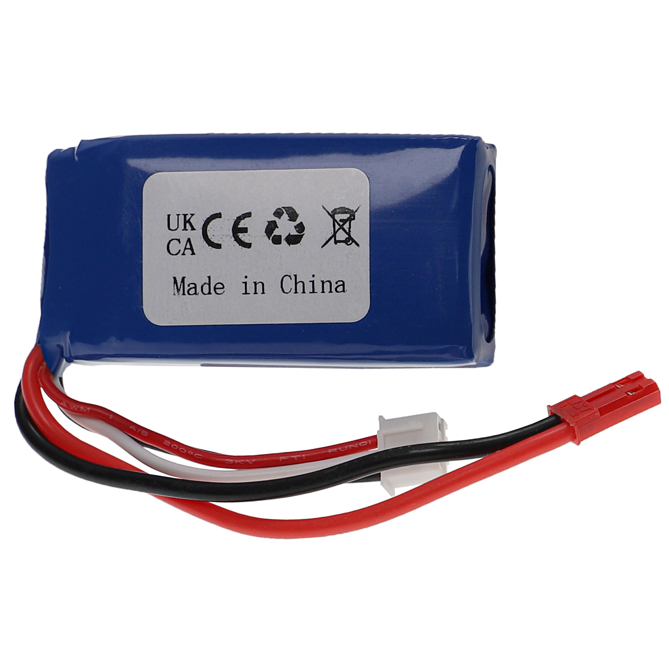 Batteria per modellini RC - 1100mAh 7,4V Li-Poly, BEC