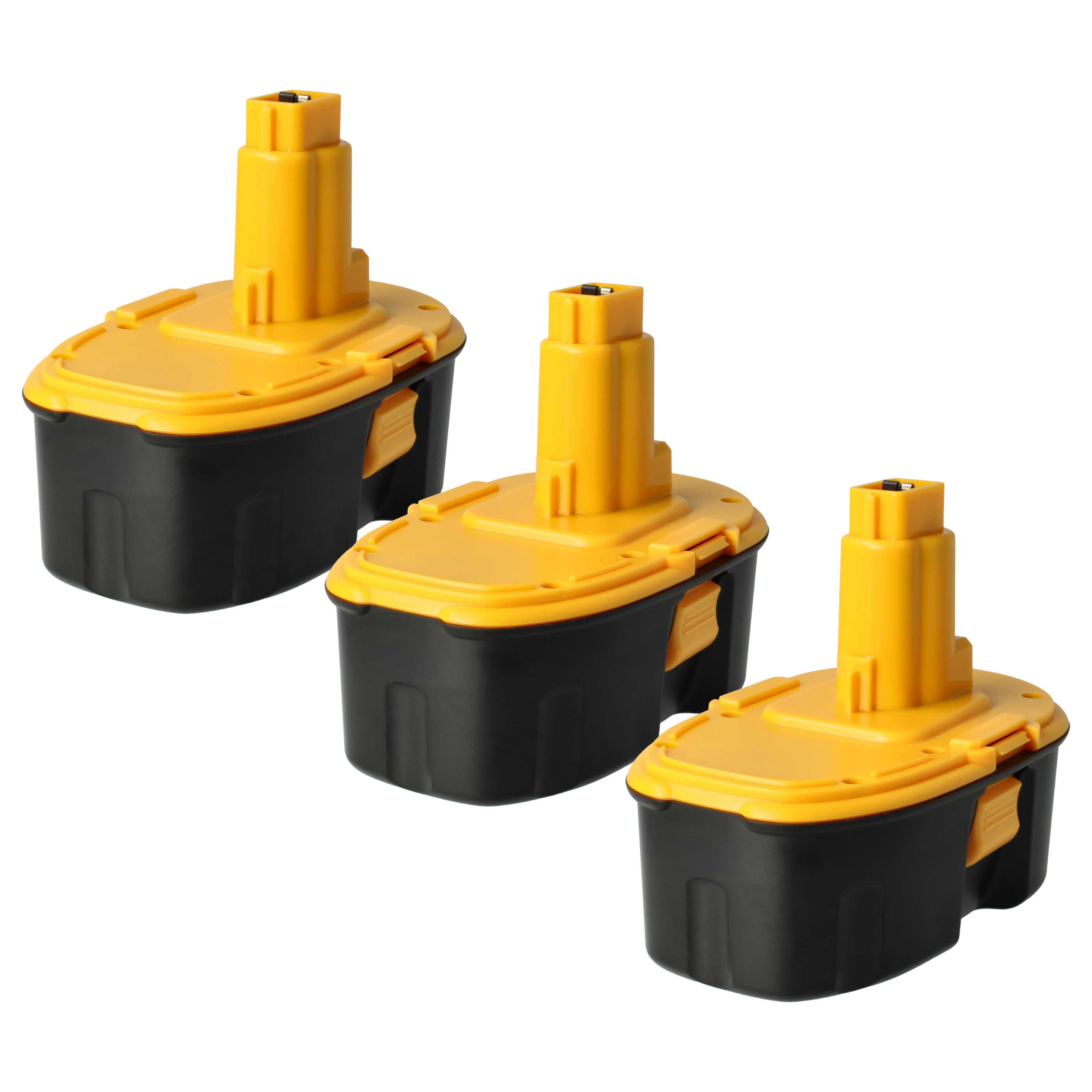 Akku (3x Stück) 18V als Ersatz für Dewalt DC9096, DE9098, DE9039, DE9095, DC9099, DE9096, DE9503 - 4Ah, NiMH