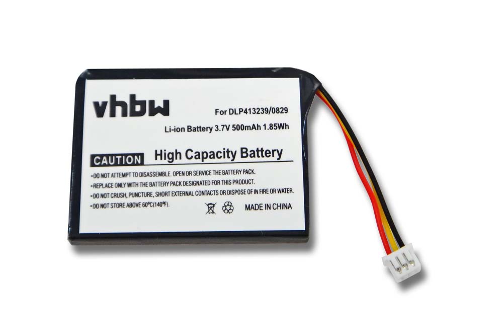 Batterie remplace AEG 0829 pour téléphone - 500mAh 3,7V Li-ion