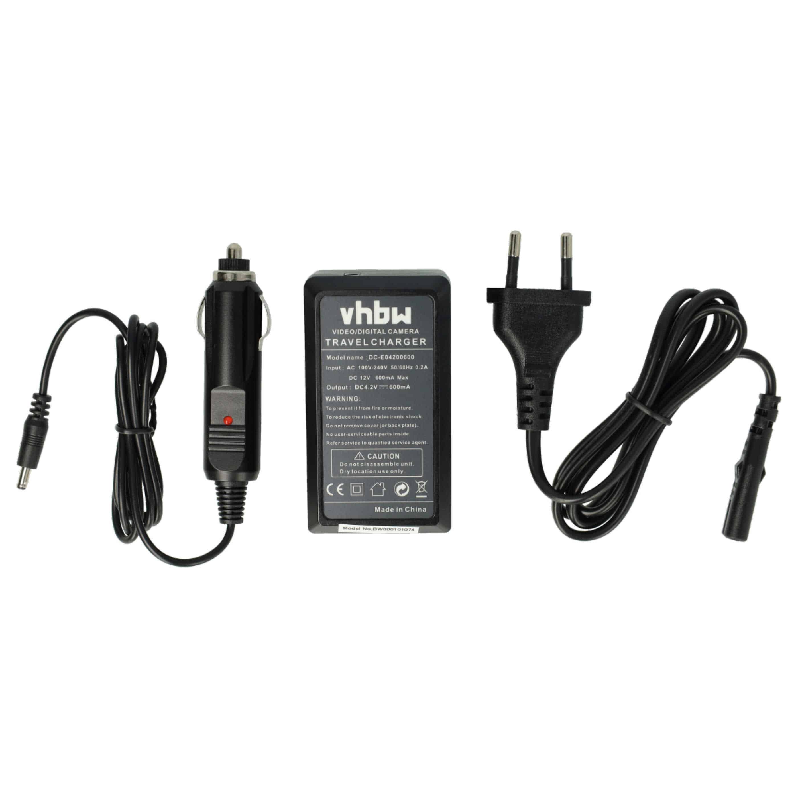 Battery Charger suitable for HX-DC2 Camera etc. - 0.6 A, 4.2 V