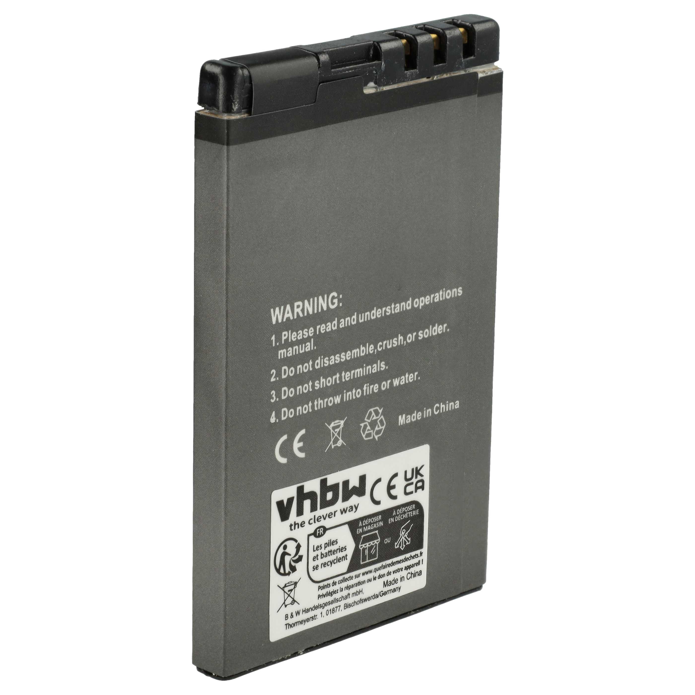 Akku als Ersatz für Nokia BL-4CT für BLU - 850mAh 3,7V Li-Ion