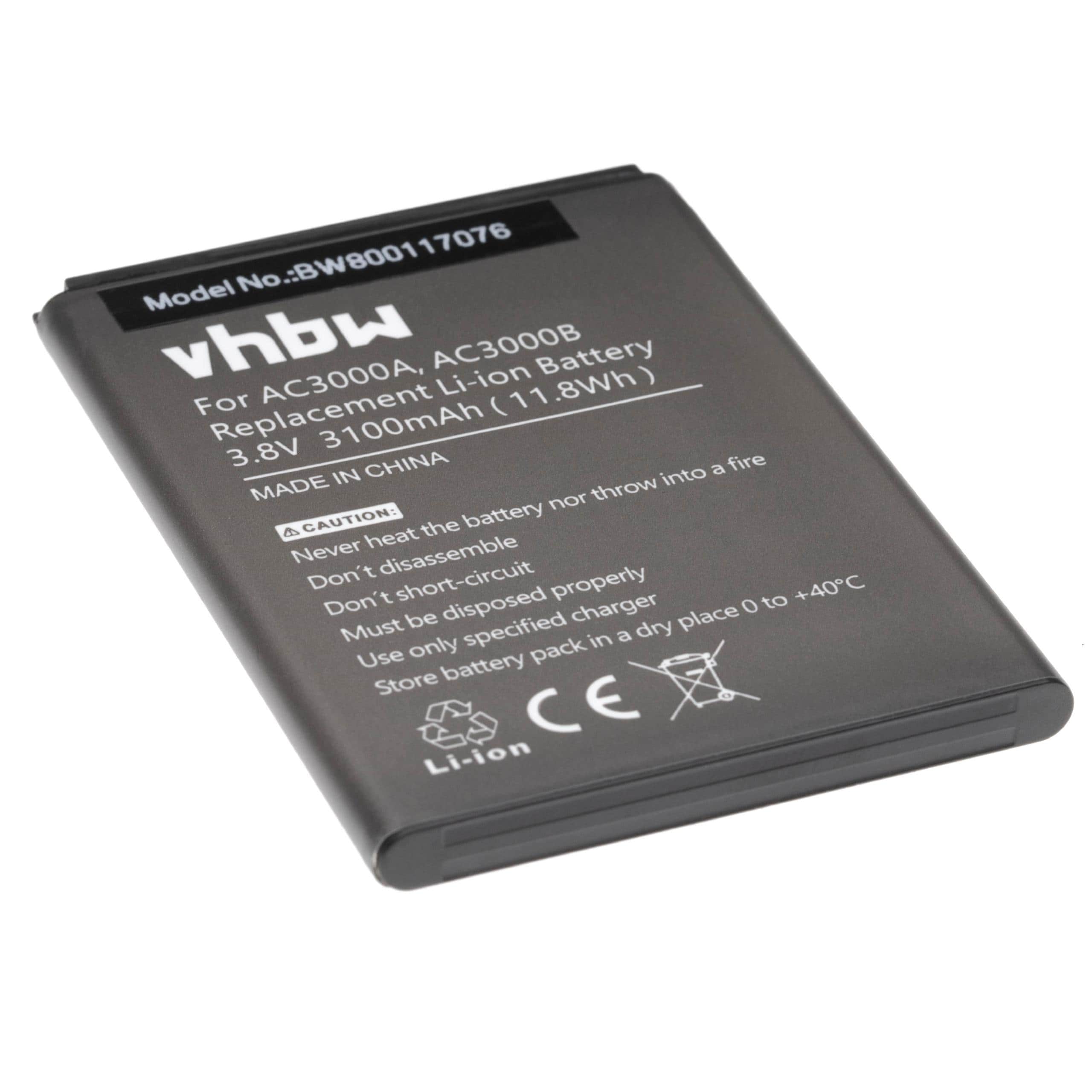 Akumulator do telefonu smartfona zamiennik Archos AC3000B, AC3000A - 3100 mAh 3,8 V Li-Ion