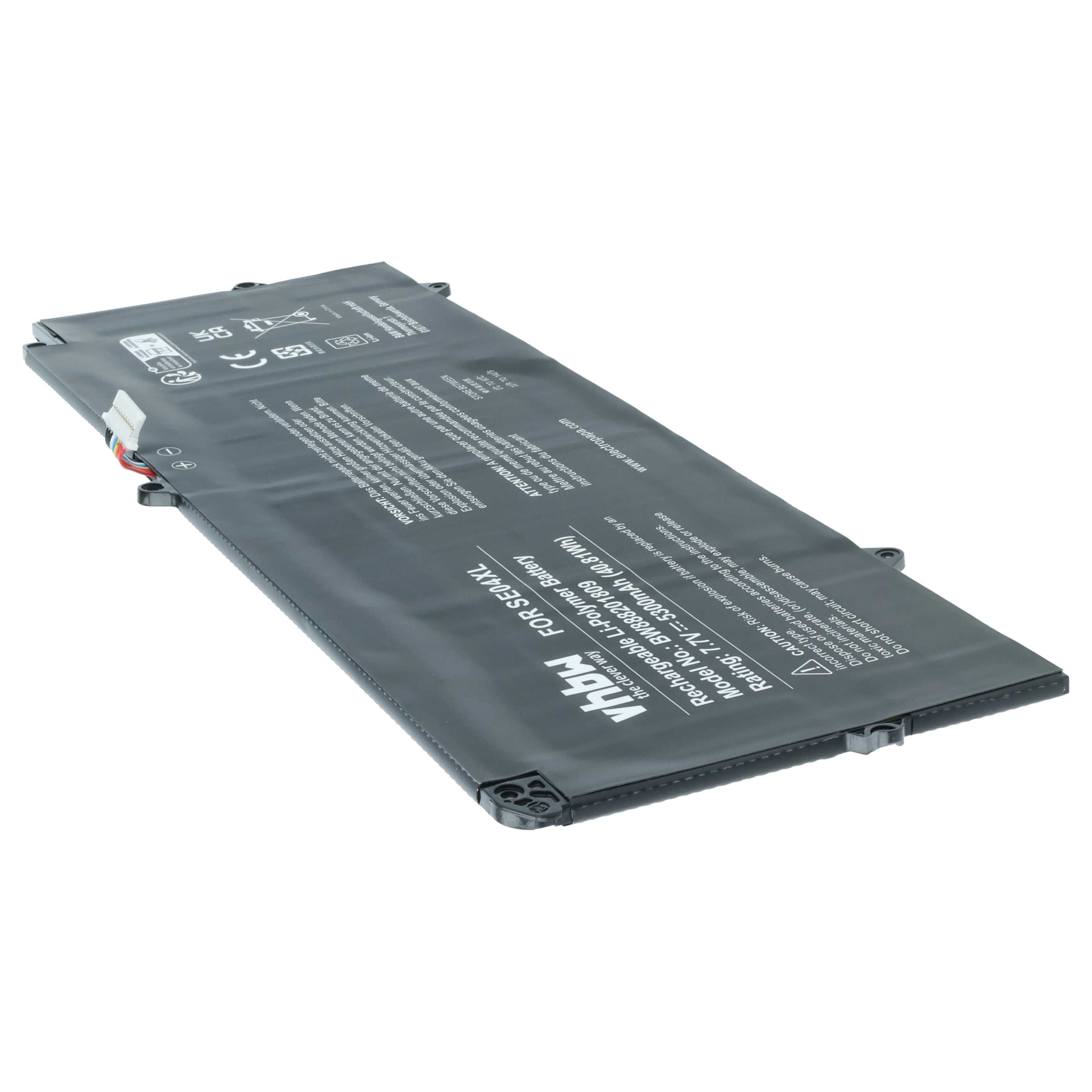 Batteria sostituisce HP HSTNN-DB7Q, 860724-2B1, 860724-2C1, 860708-855 per notebook - 5300mAh 7,7V Li-Poly
