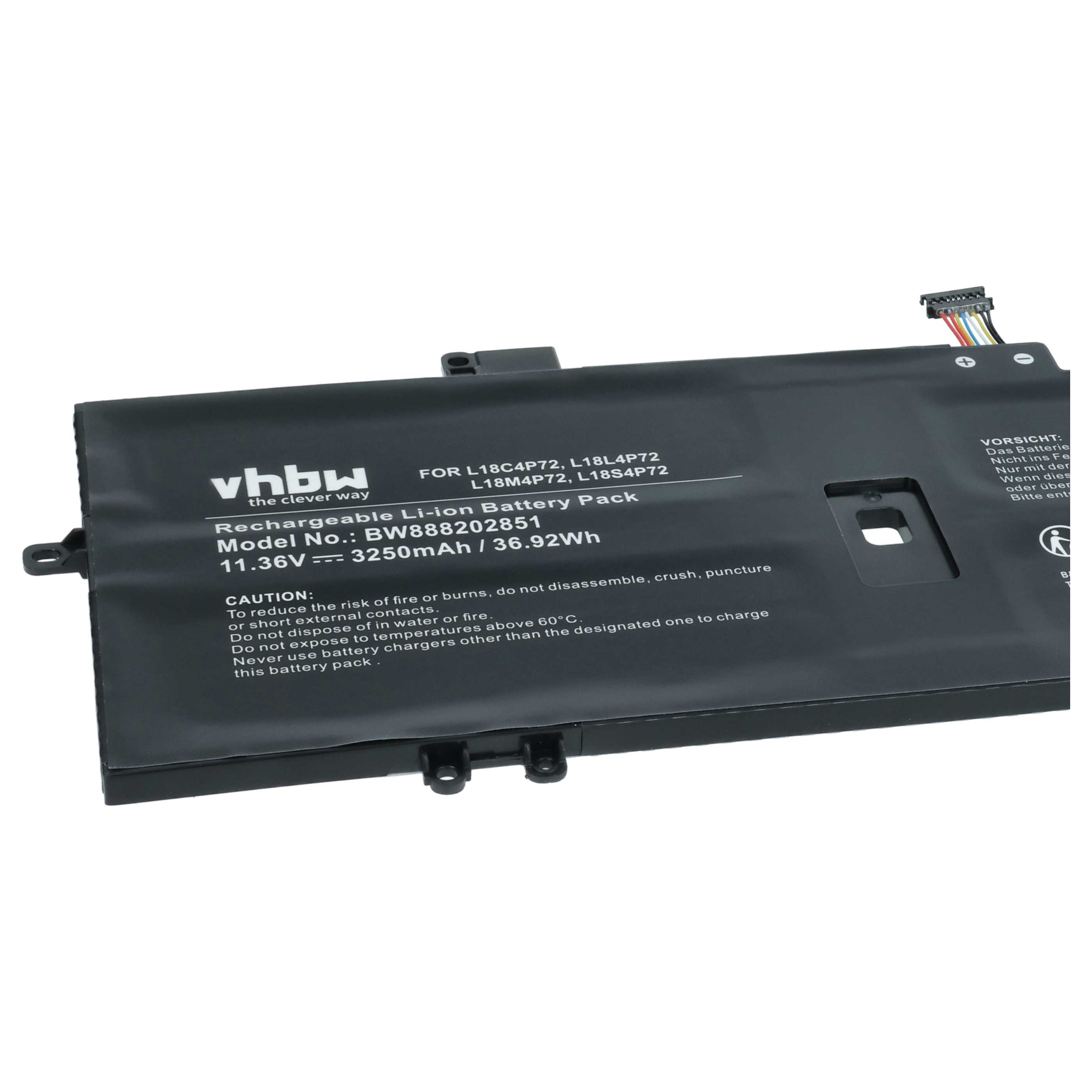 Akumulator do laptopa zamiennik Lenovo 02DL005, L18C4P72, L18L4P72, 5B10W13931 - 3250 mAh 11,36 V LiPo
