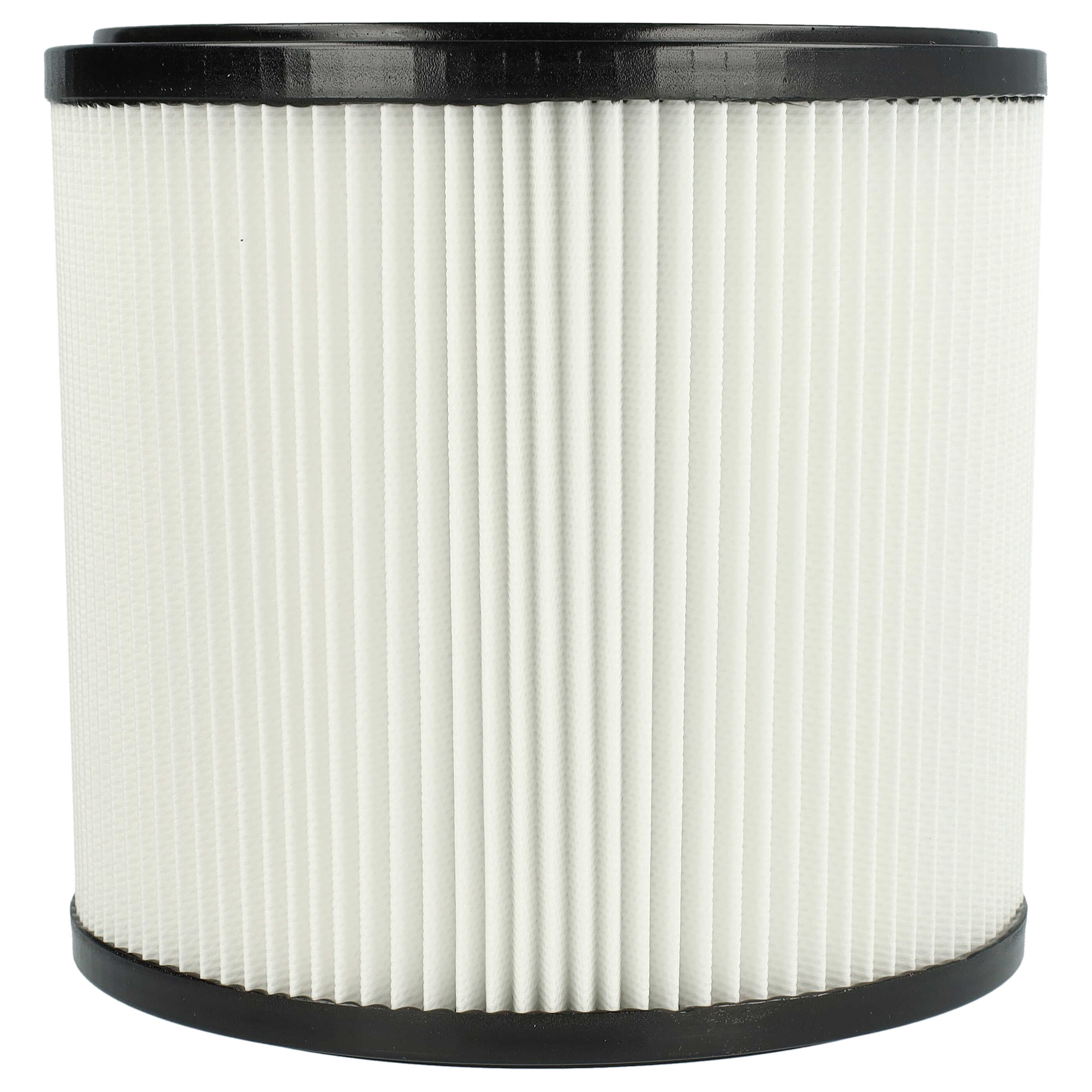 Filtercartridge filter replaces Starmix 413525, 4011240413525 for Starmix Vacuum Cleaner, black / white