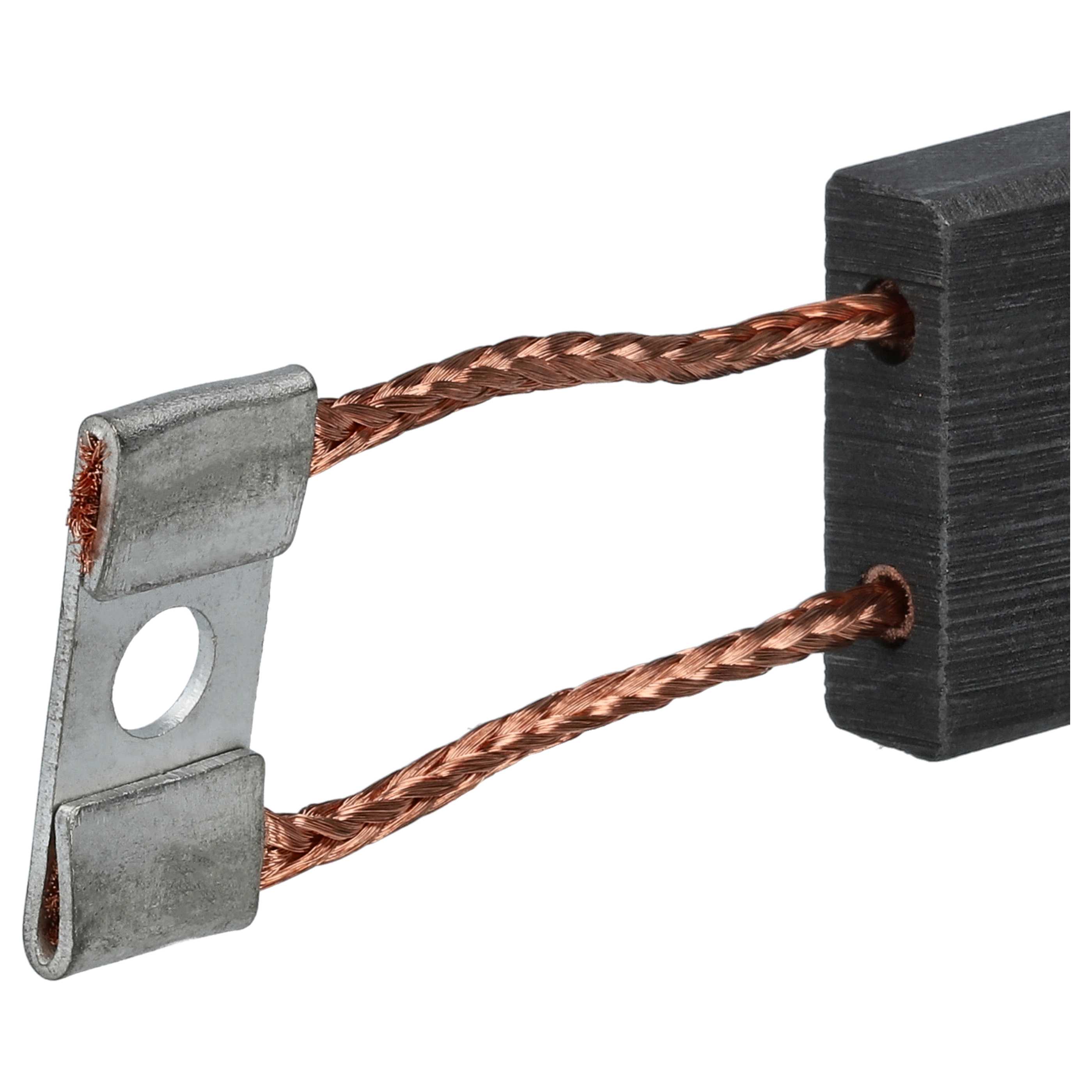 2x Kohlebürste als Ersatz für FER 8001.4/1-301 für Elektrowerkzeug - 6,3 x 20 x 17mm