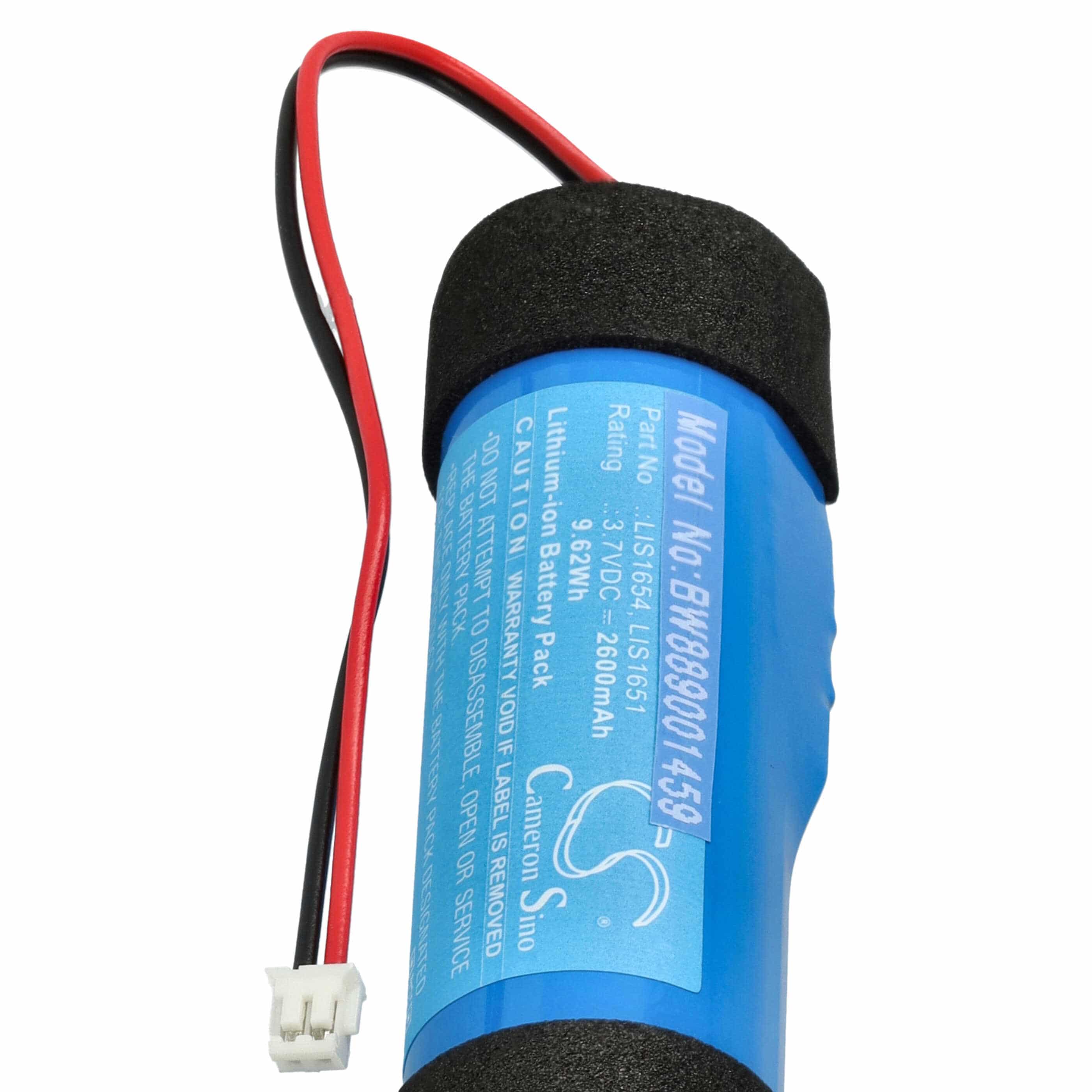Gamer Joypad Battery replaces Sony LIS1654, LIS1441, LIS1651 - 2600 mAh 3.7 V Li-Ion