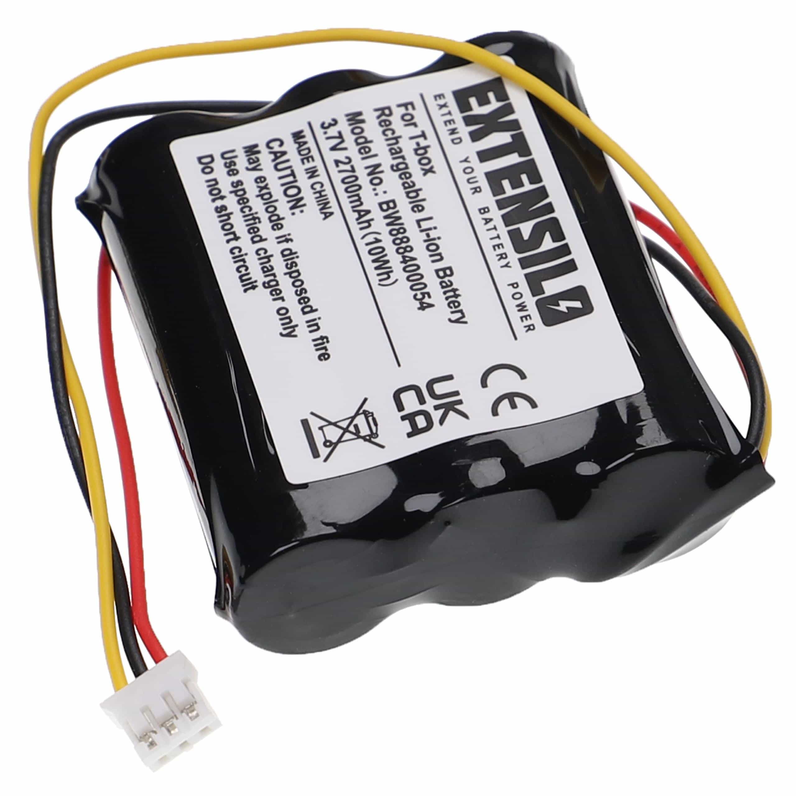 EXTENSILO Music Box Battery Replacement for tonies 50AA5S - 2700mAh 3.7V Li-Ion