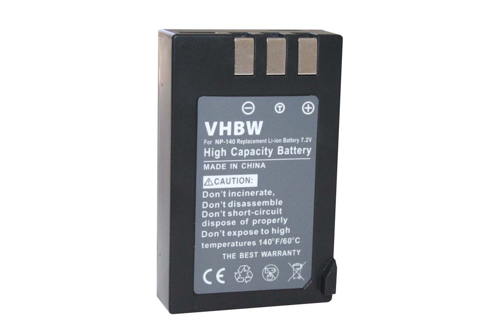 Battery Replacement for Fujifilm NP-140 - 900mAh, 7.2V, Li-Ion