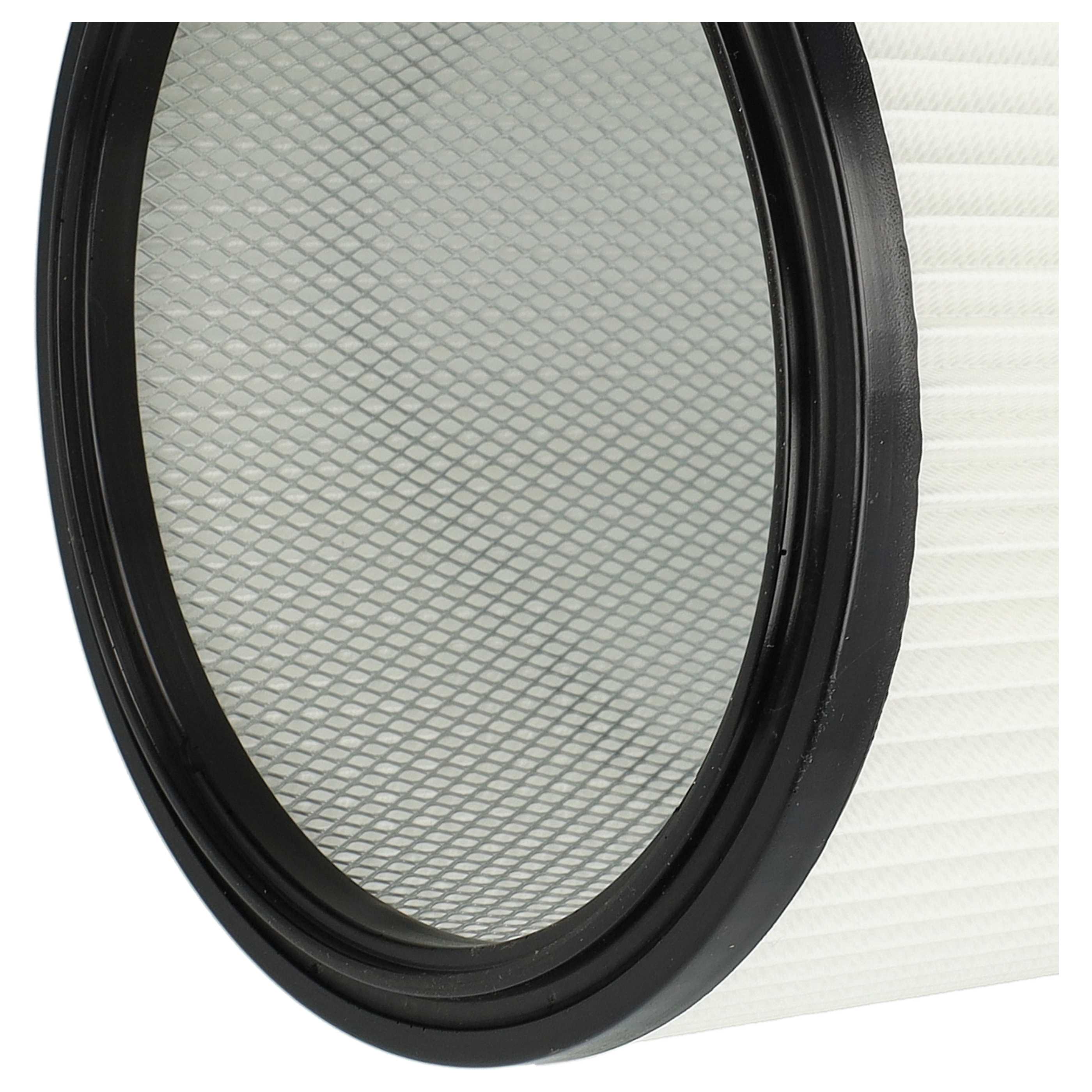 4x Filtercartridge filter replaces Starmix 413525, 4011240413525 for Starmix Vacuum Cleaner, black / white