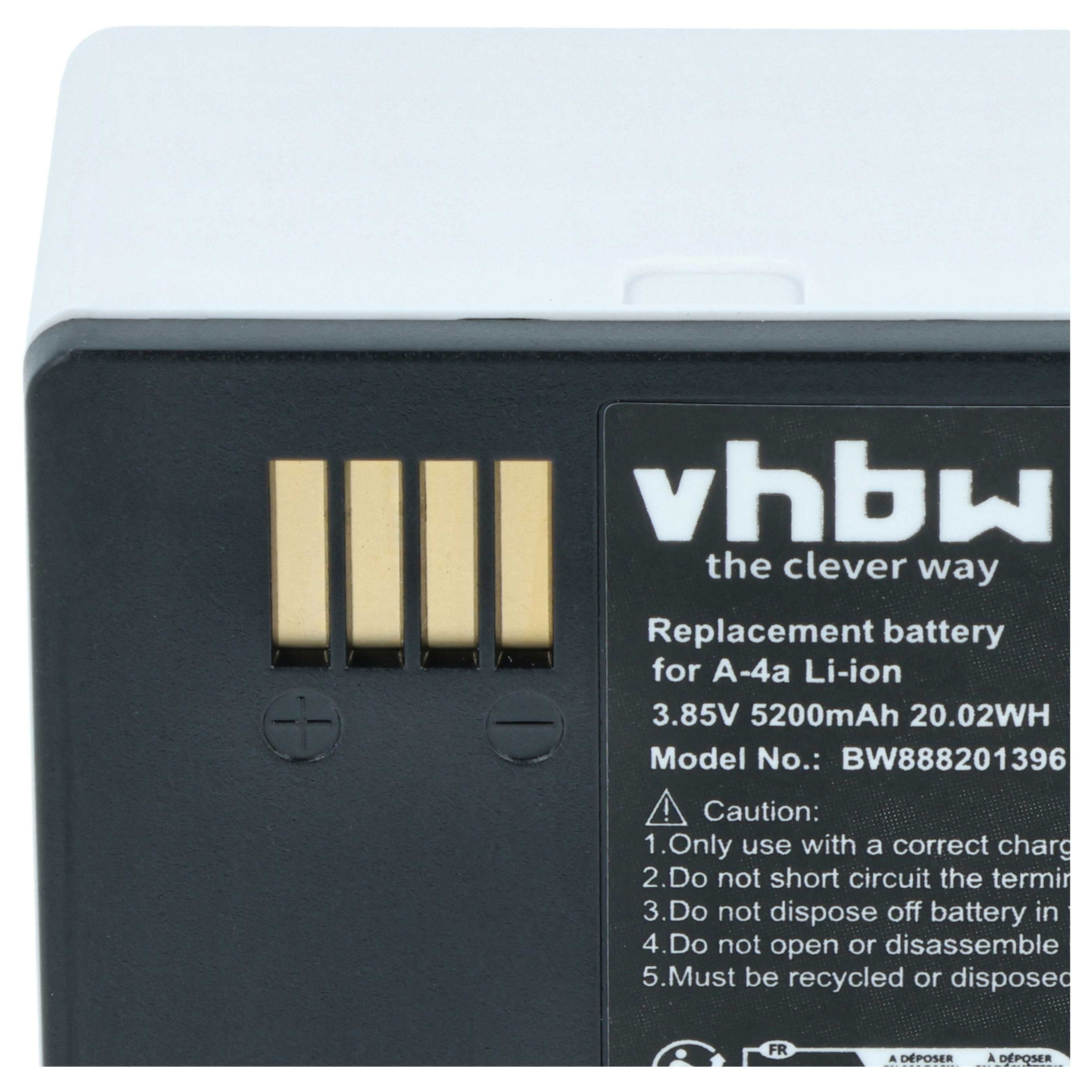 Security Camera 2x Battery replaces Arlo 308-1070-01, 308-50012-01, 308-10069-01 - 5200 mAh 3.85 V Li-Ion