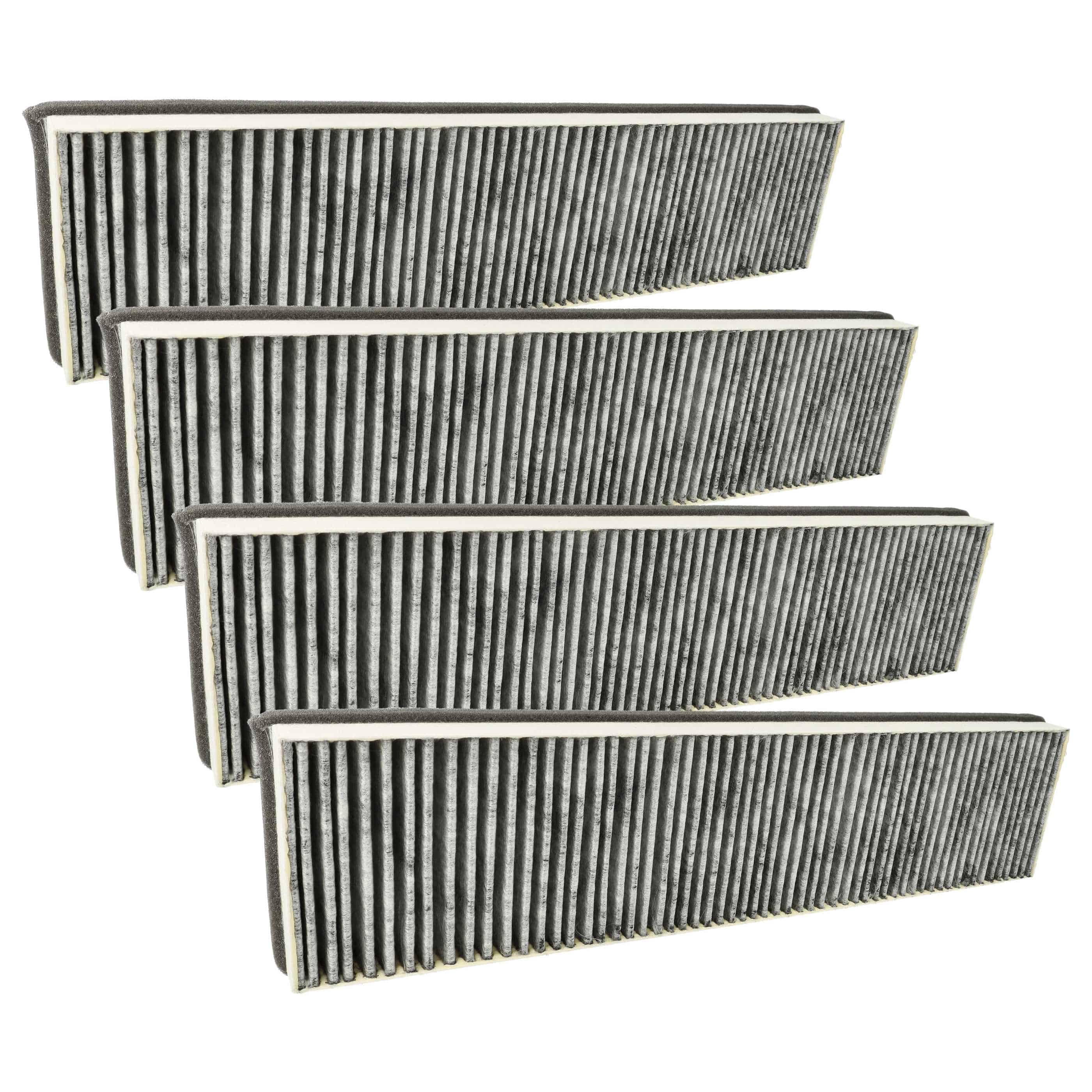 4x Filtro carboni attivi sostituisce Miele 4002516429142, DKF 13-P per cappe Miele 