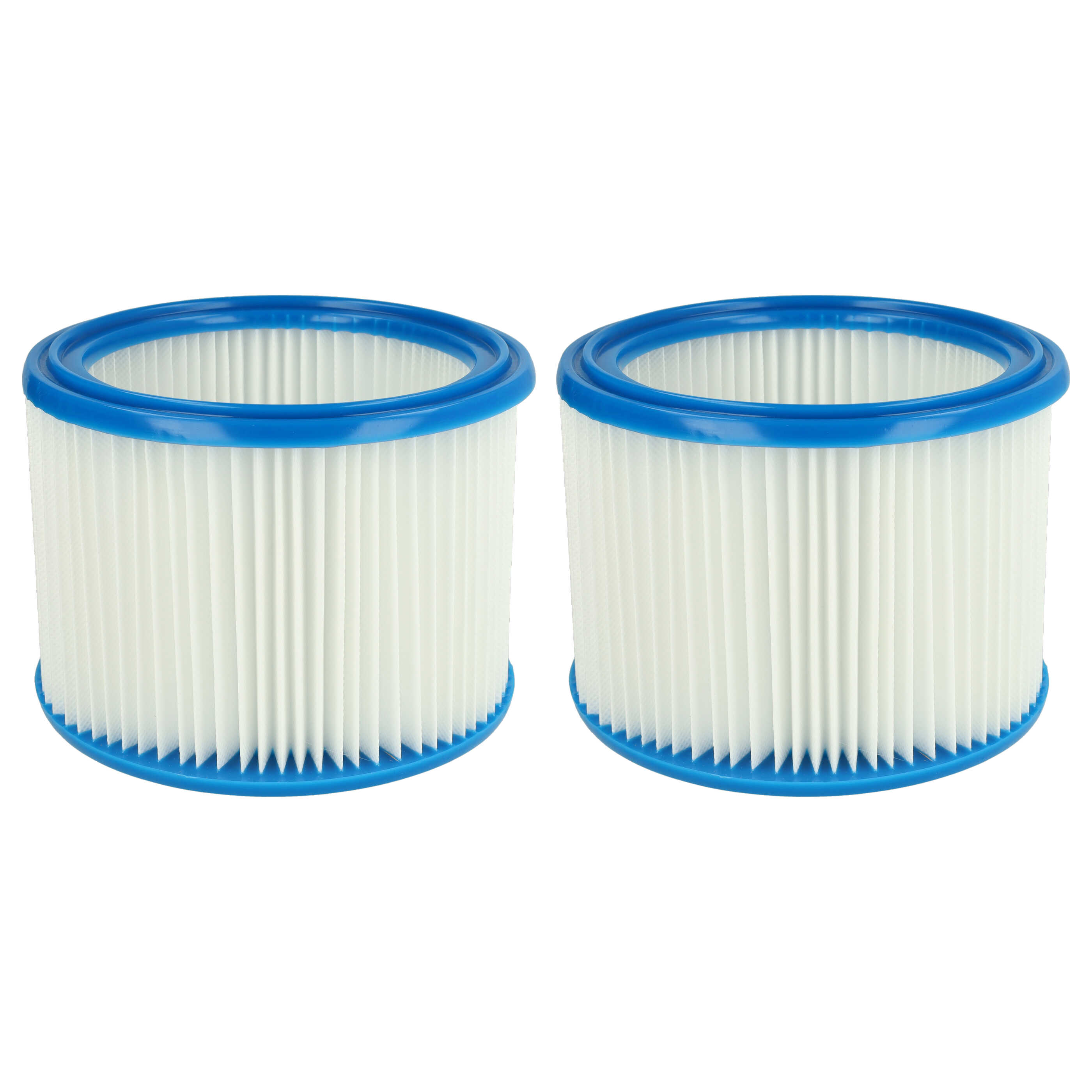 2x round filter replaces Bosch 2607432024 for BoschVacuum Cleaner, white / blue