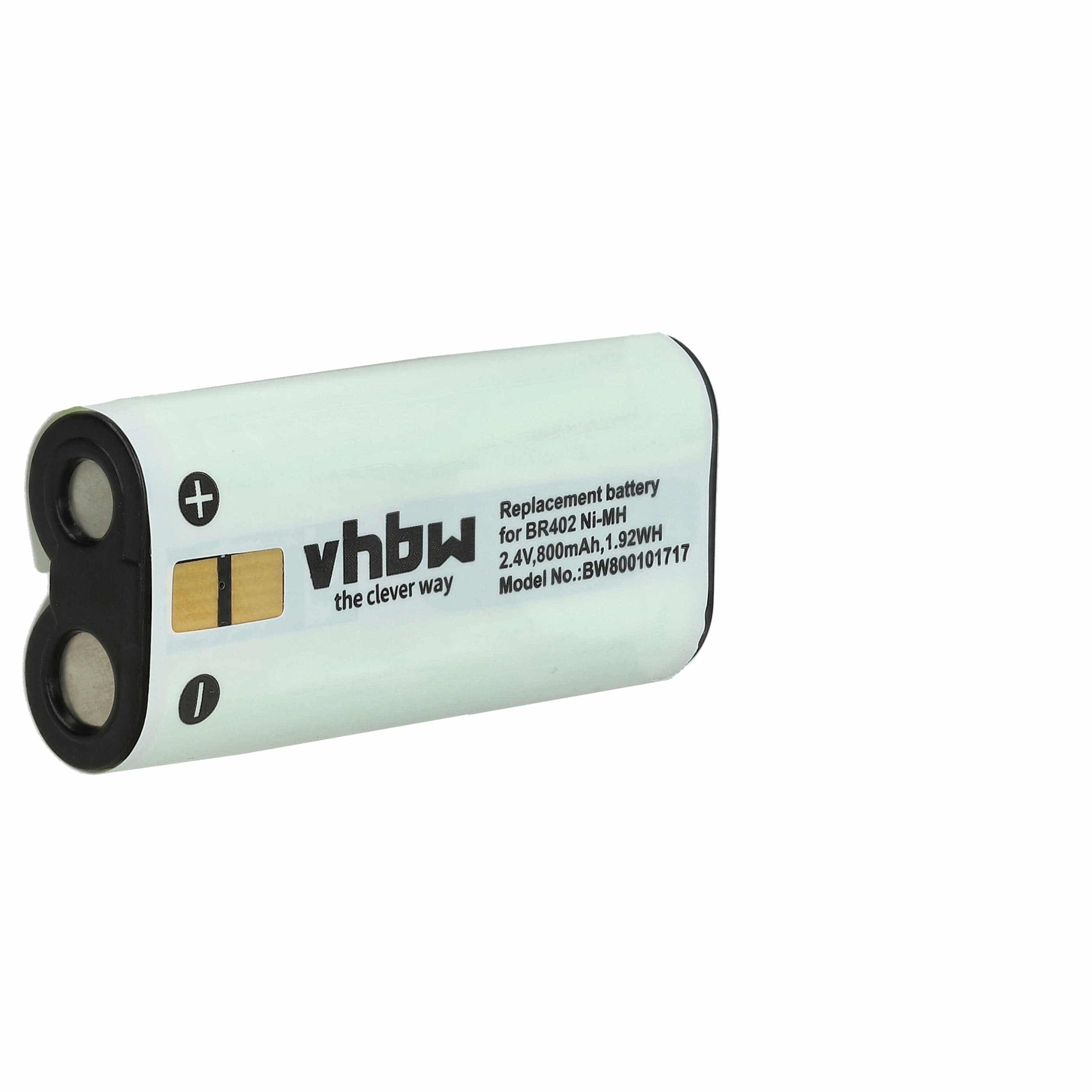 Dictaphone Battery replaces Olympus BR403, BR402 - 800 mAh 2.4 V NiMH