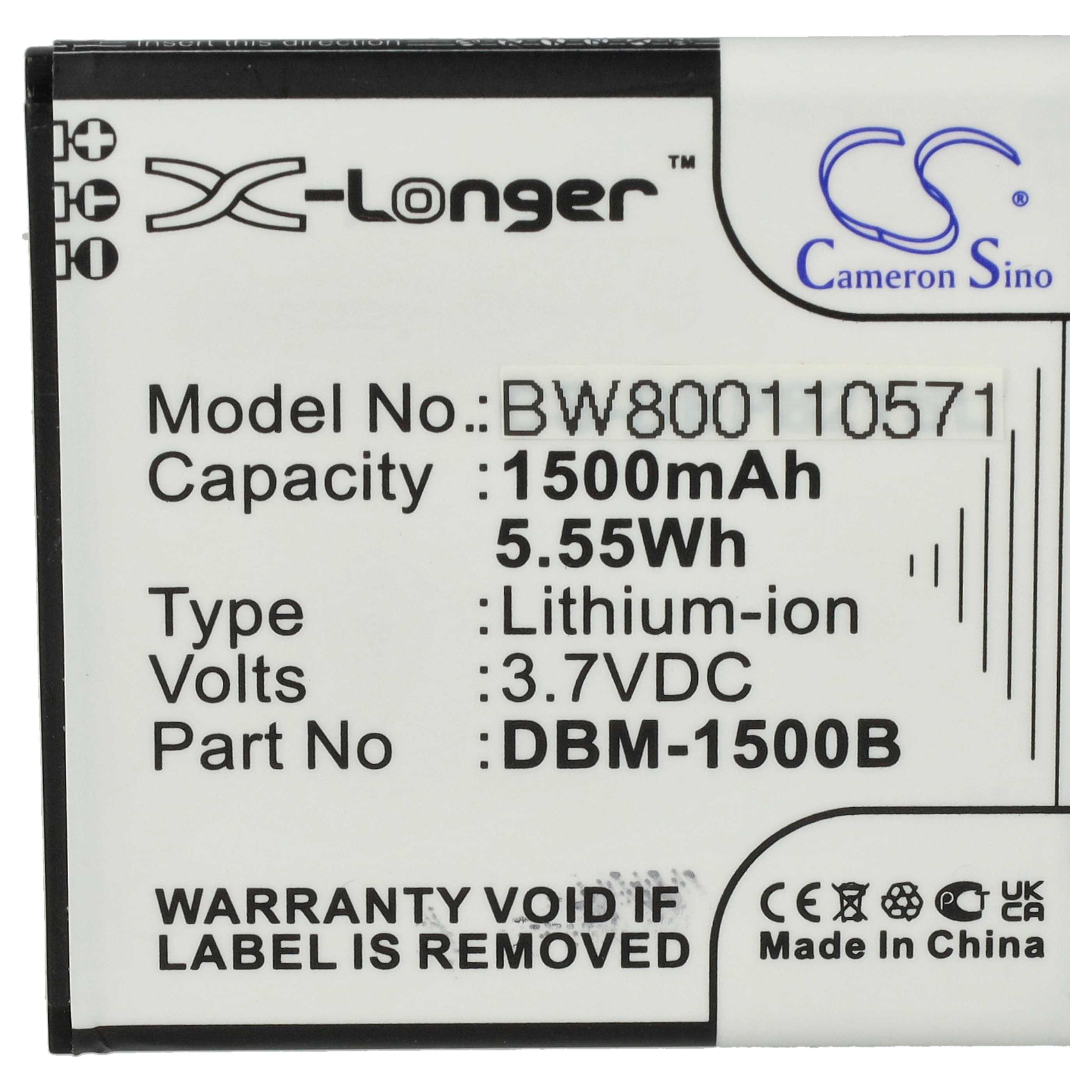 Akumulator do telefonu smartfona zamiennik Doro DBM-1500B - 1500 mAh 3,7 V Li-Ion