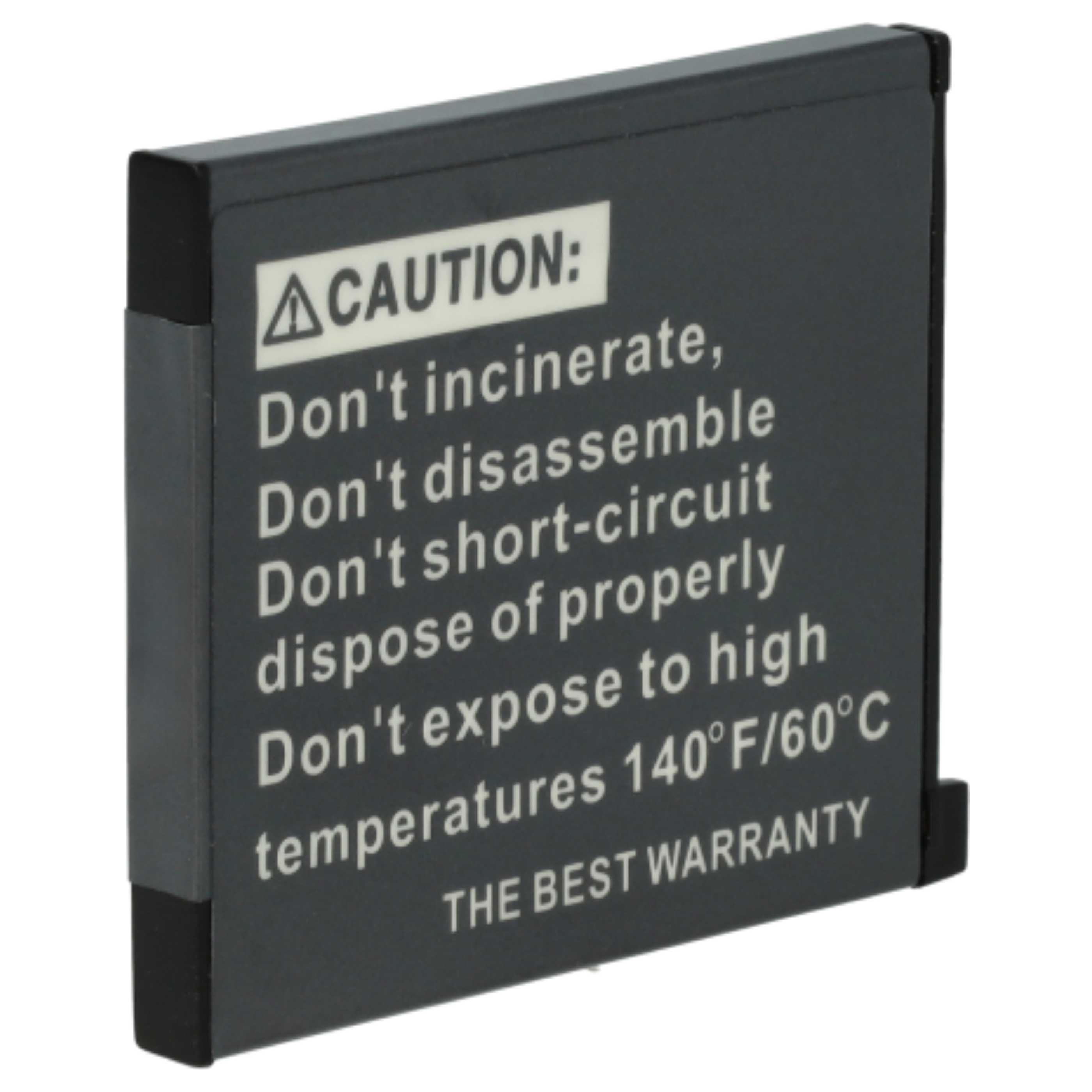3x Battery replaces Casio NP-60 - 600mAh, 3.7V, Li-Ion